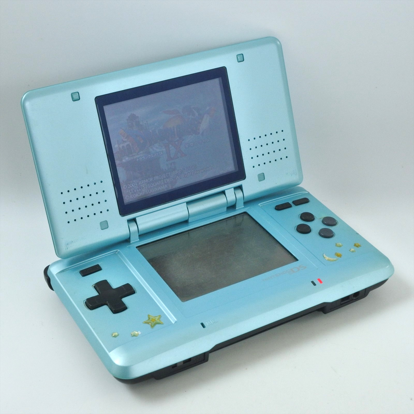 JUNK Nintendo DS Console Turquoise Blue NTR-001 NO Touch pen NJH15340184 nds
