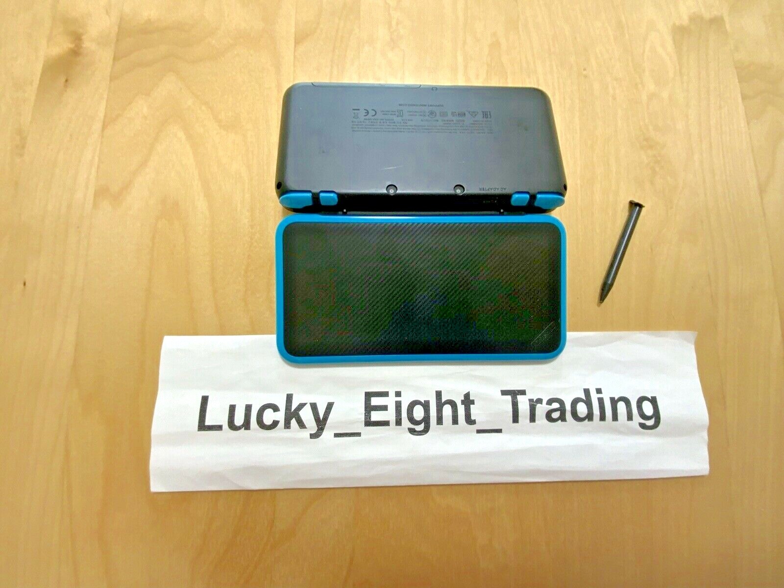 New Nintendo 2DS XL LL Black Turquoise Console Charger Box Japanese ver [BOX]