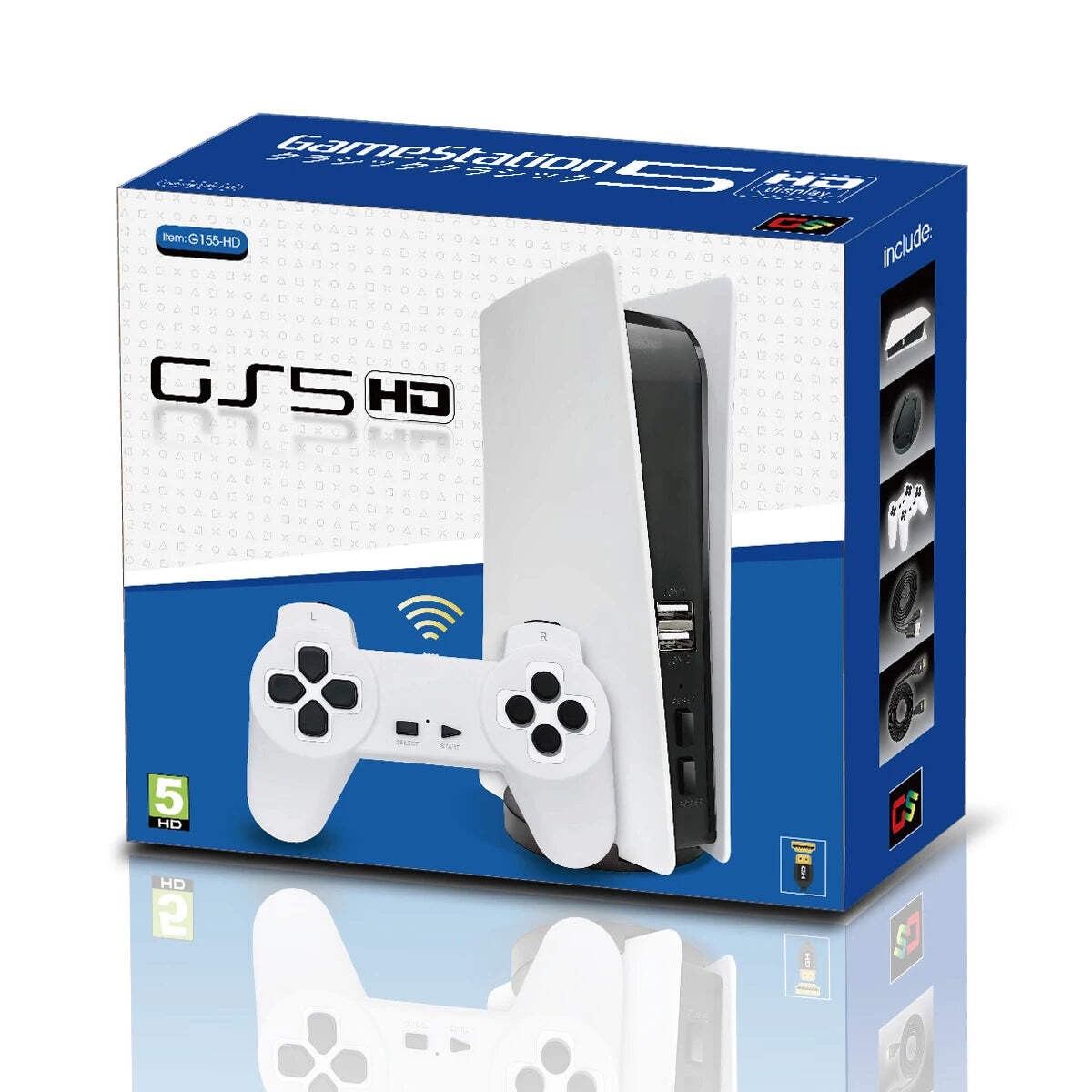New GS5 4K HD 8Bit Game Stick Mini TV Video Handheld Game Console Wireless Plug&