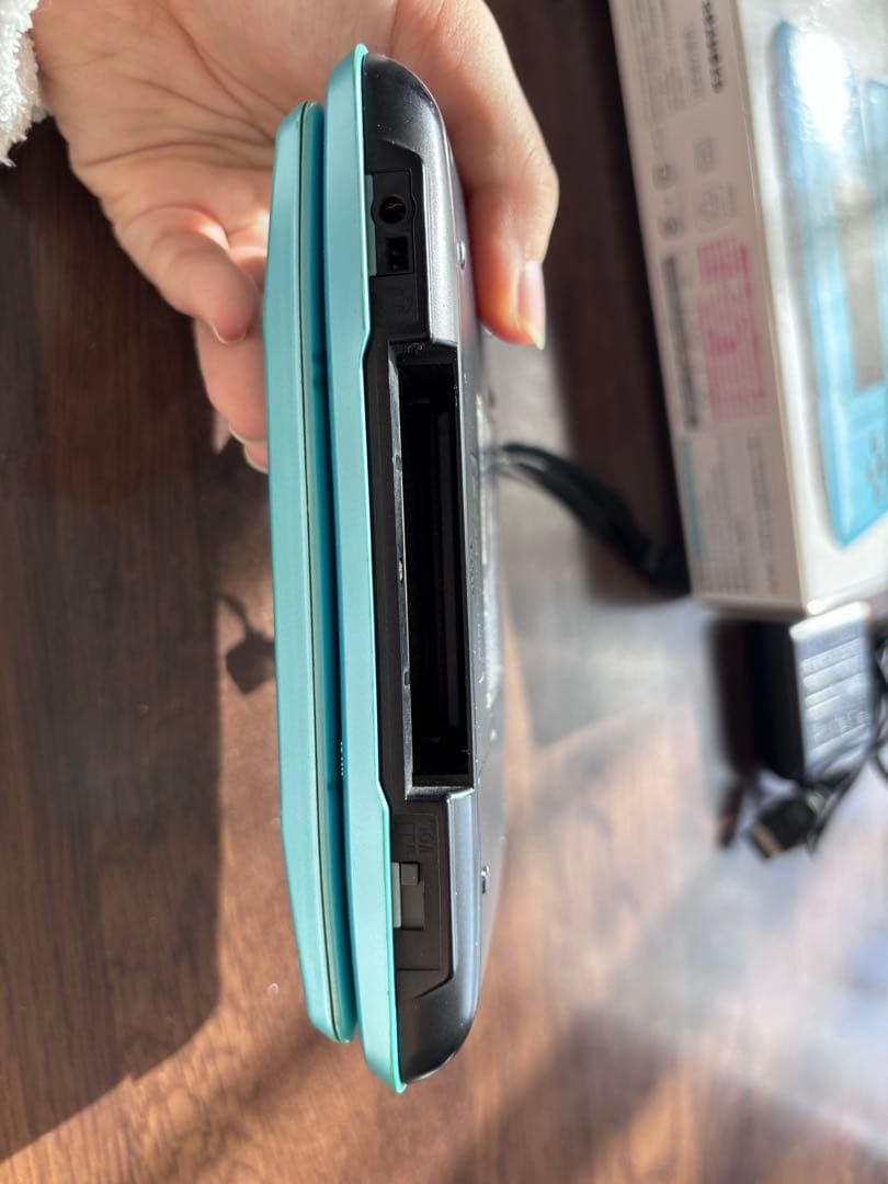 With Box Nintendo DS Console Accessories Turquoise Blue