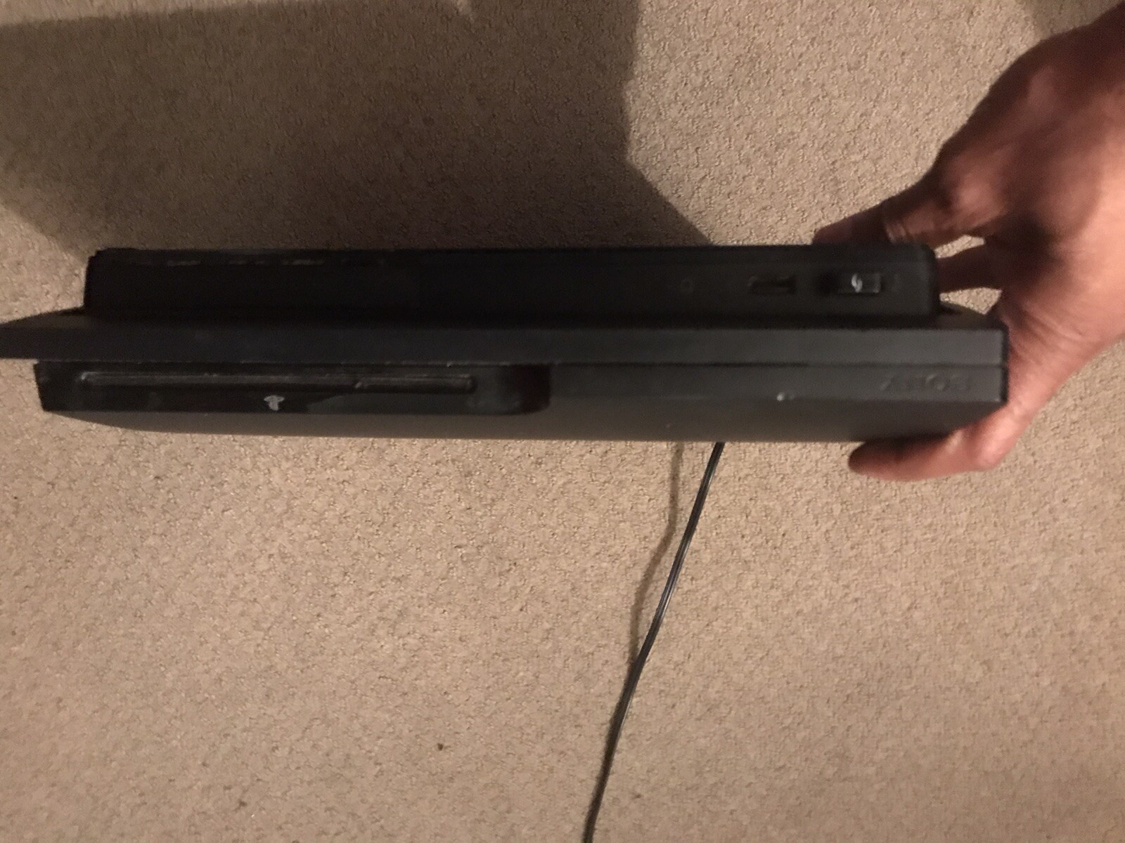 Sony PlayStation 3 Slim 250GB Black Console Only PS3 Tested Working