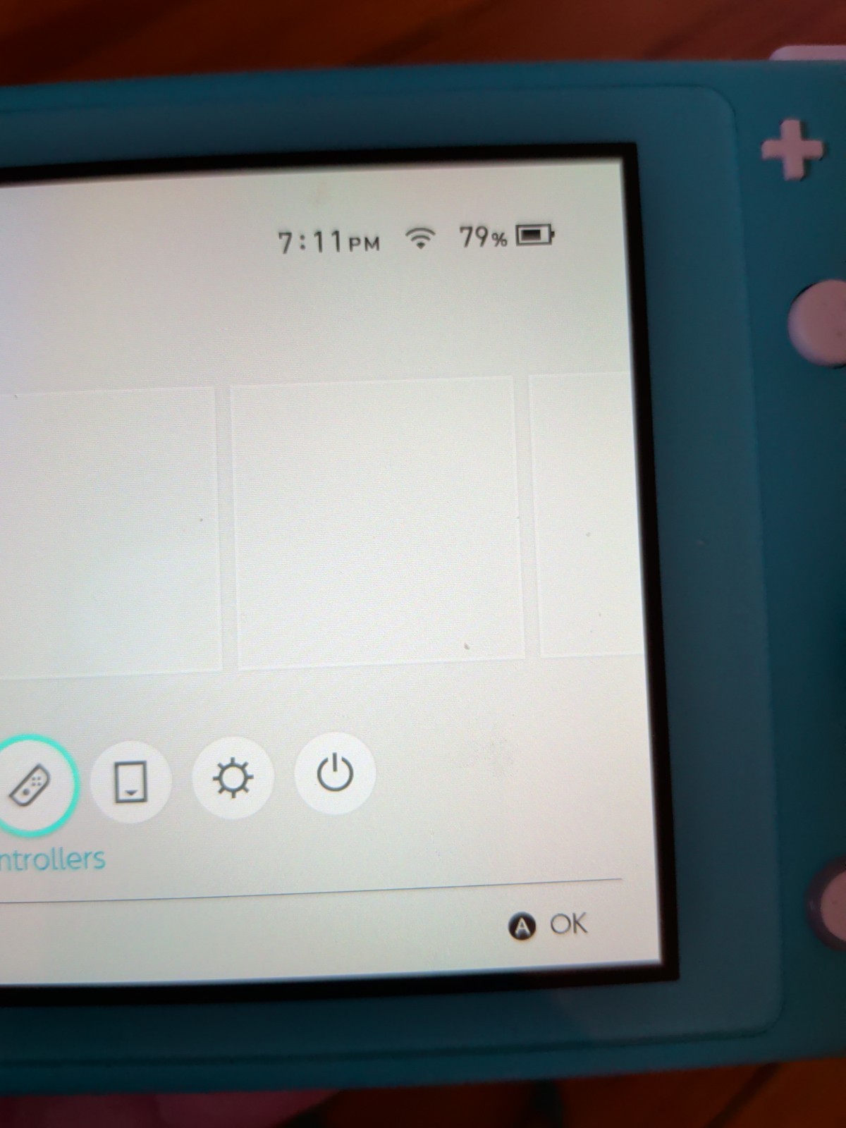 Nintendo Switch Lite Turquoise 32GB Console; Charger & Mario Odyssey Game – Fair