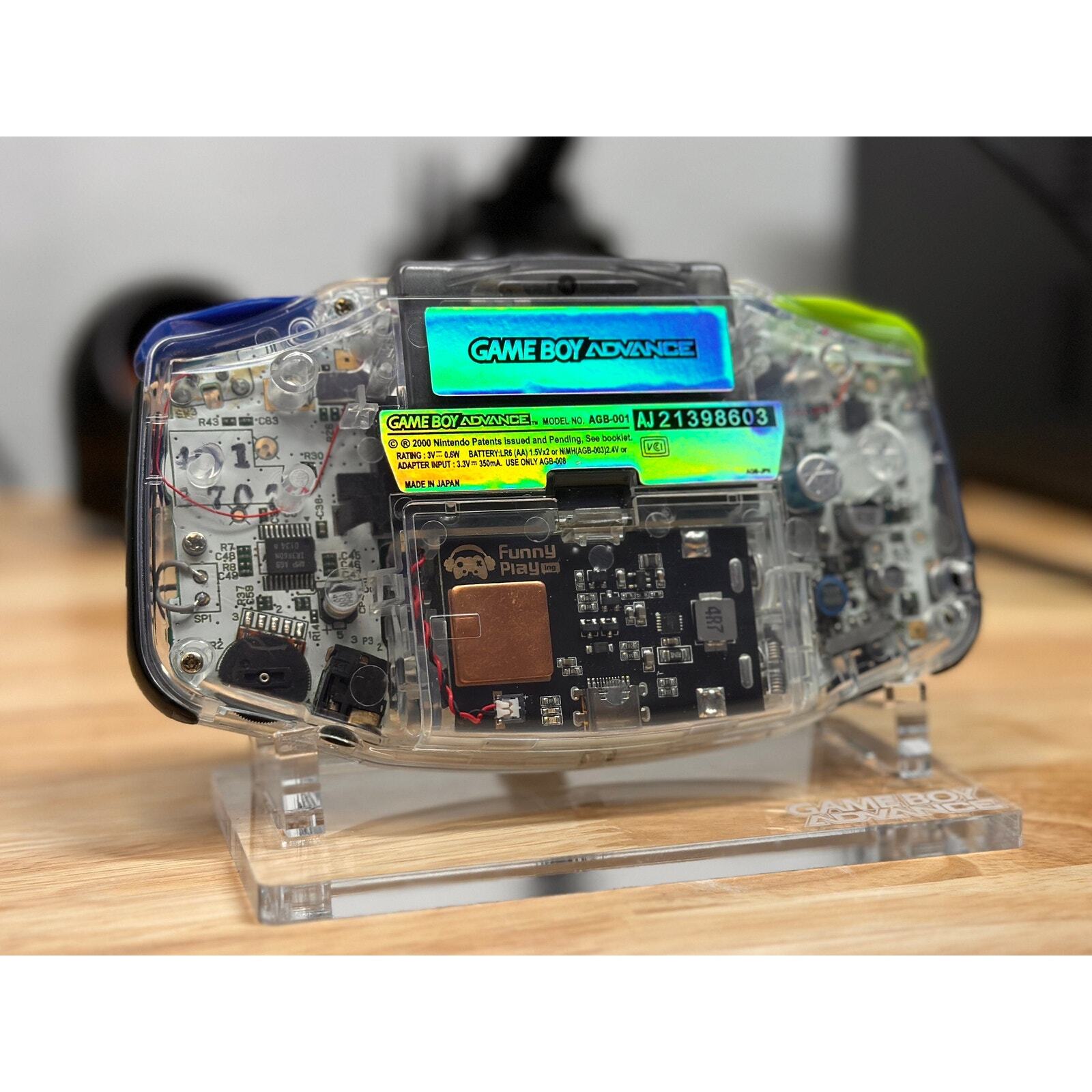 Custom Gameboy Advance – 90’s Special / IPS Backlit / USB-C Battery Kit / Gba