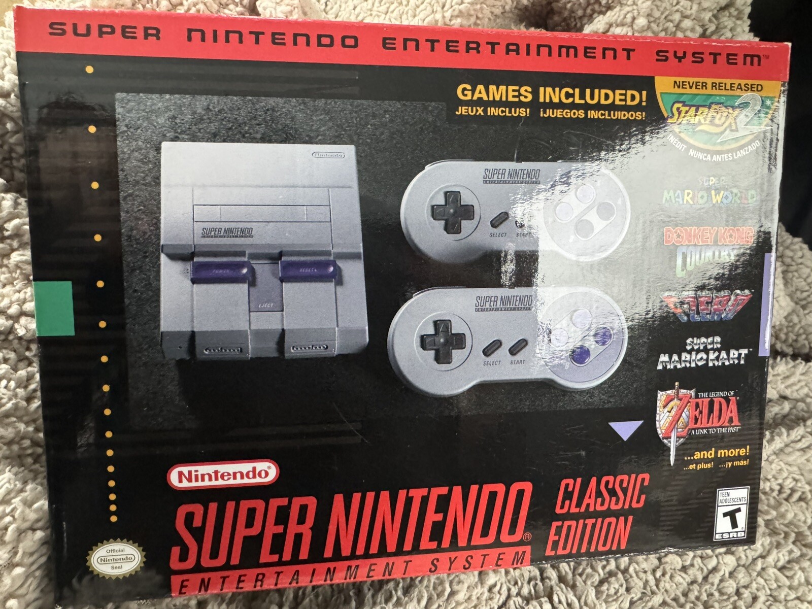 Nintendo Super NES Mini Classic Edition Control Deck – over 21 games Brand New