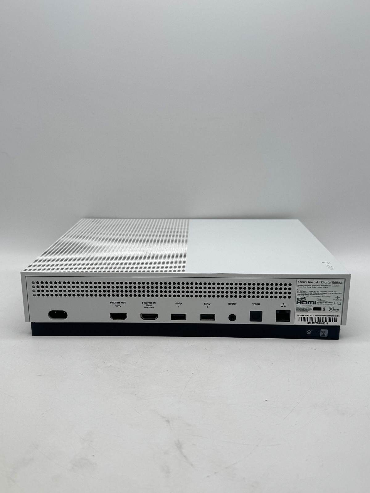 Xbox One S All Digital Edition 1681 500GB Gaming Console White Corrupted OS!