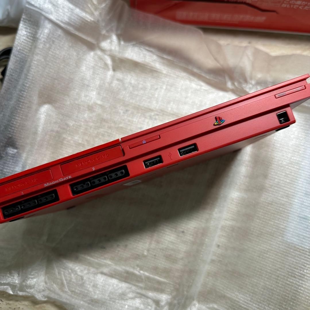 Sony PS2 SCPH-90000CR Cinnabar Red Console from Japan