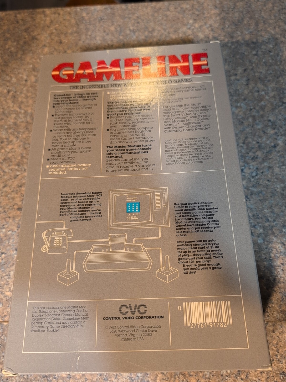 VINTAGE ATARI 2600 Gameline Modem America Online NEW IN BOX