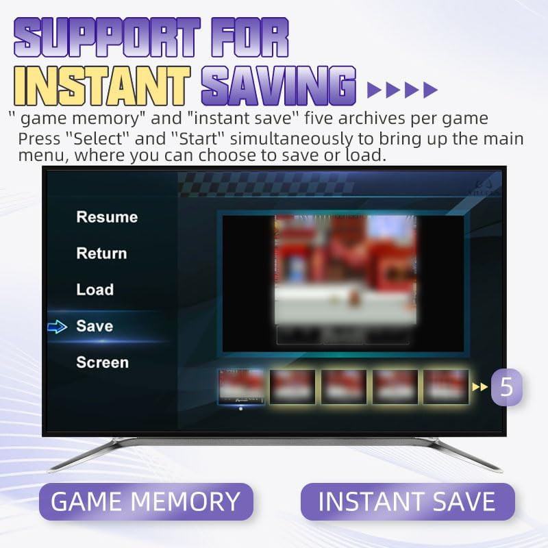16Bit Retro Video Game Console 4K TV Hdmi-Compatible Game System Plug and Play 8
