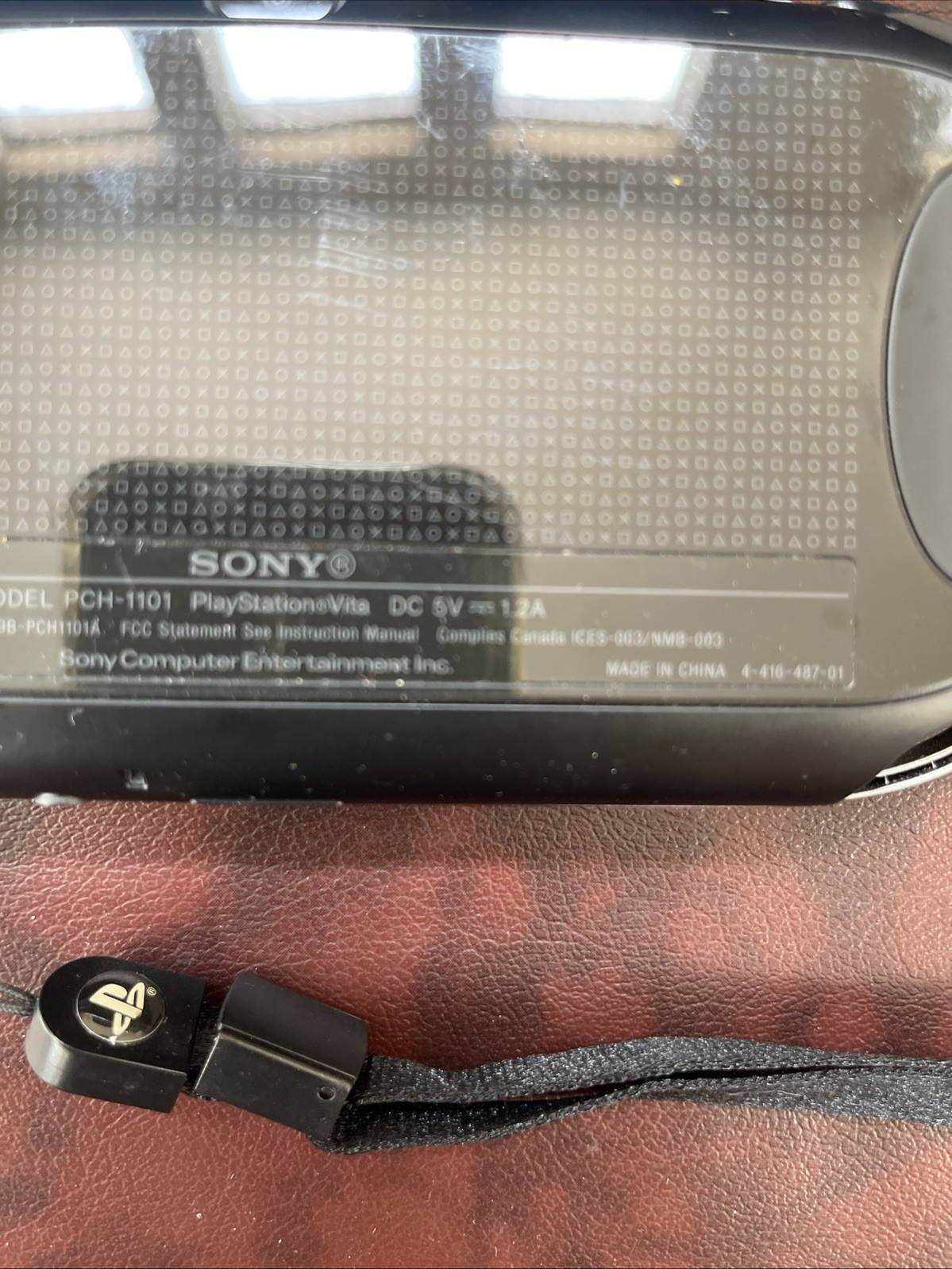 PS Vita PCH-1101 OLED With Charger And Carrying Case Official Product Case
