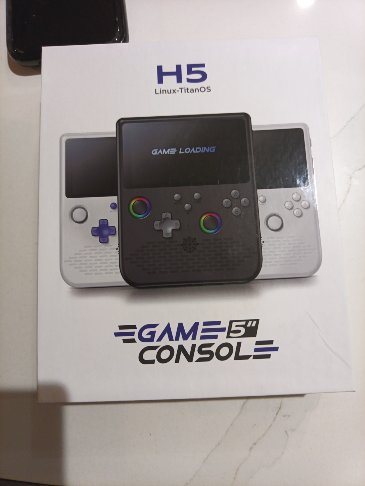 H5 5.0″ HD IPS Screen Open Source Linux System Retro Handheld Video Game Console