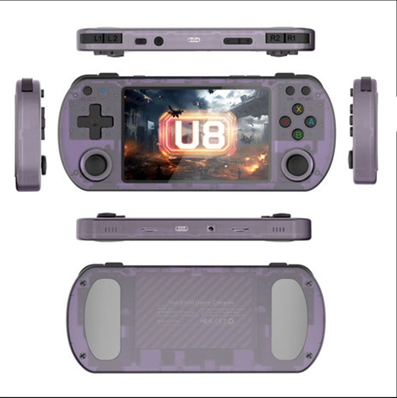 2026 New Upgraded U8 Retro Handheld Game Console, 128GB Mini Video Game