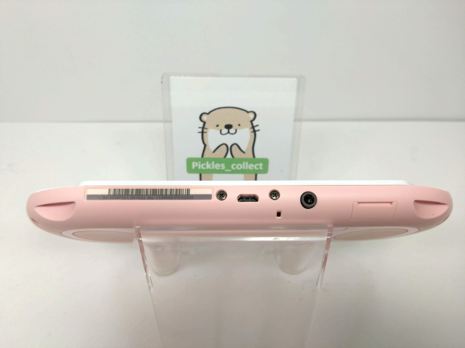 PS Vita Light Pink White Console only PCH-2000 ZA19 Wi-Fi PSV Tested 0529E