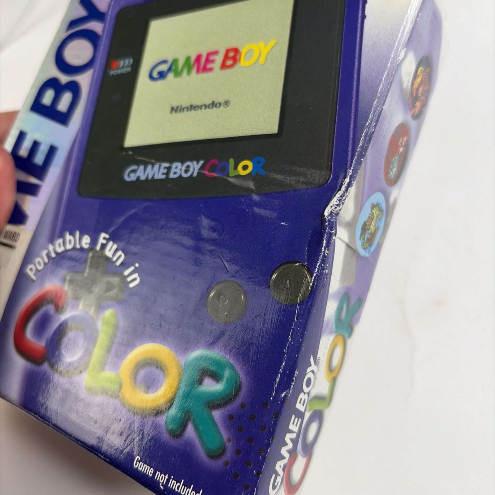 Nintendo OEM GameBoy Color Grape Purple Console In Box CGB-001
