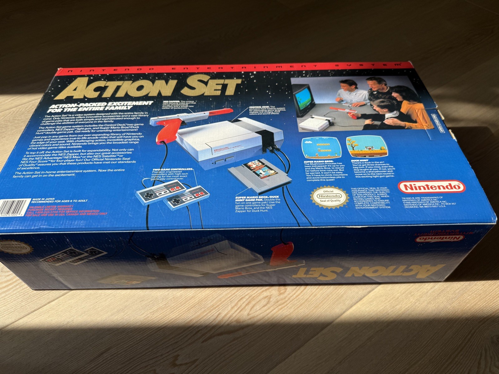 Nintendo NES Action Set System Complete w/ TECMO BOWL – Excellent Condition READ