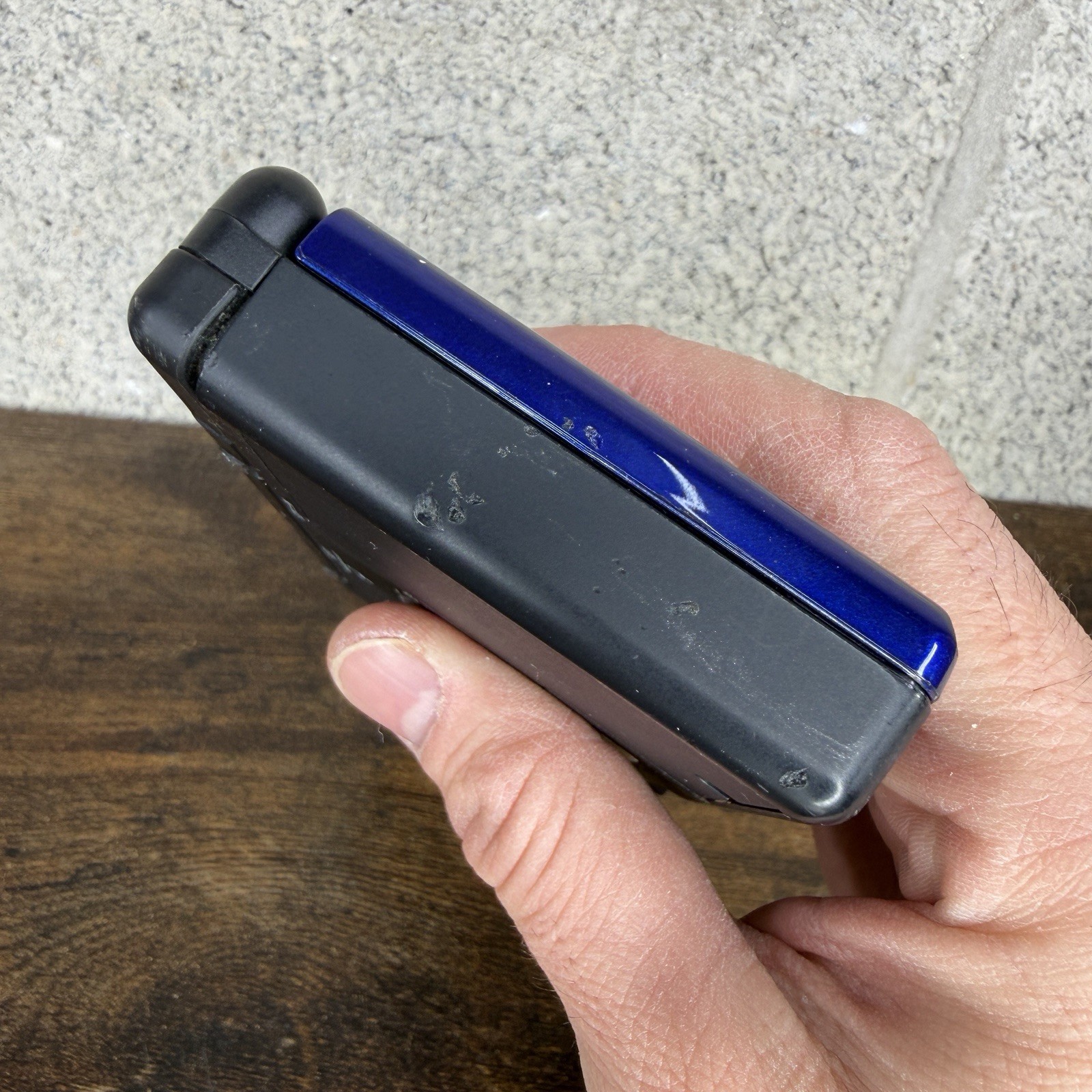 Nintendo DS Lite Handheld – Cobalt/Black w/ Charger + Stylus – Tested & Working