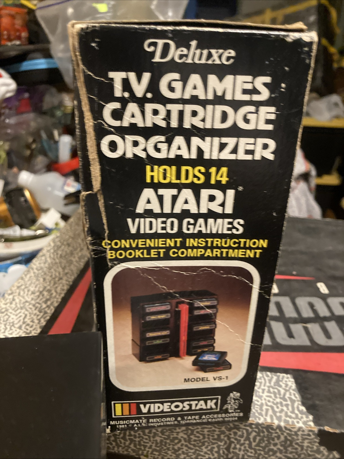 Vintage 80s Atari Modular Cartridge Library Made in USA *New* in original Box