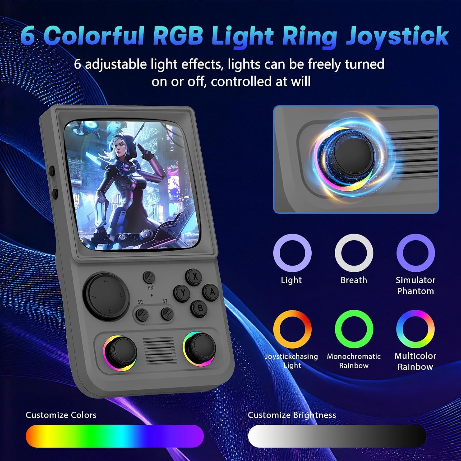 R36TMAX Retro Handheld Game Console, Portable Retro Gaming Console with 4.0” Crt