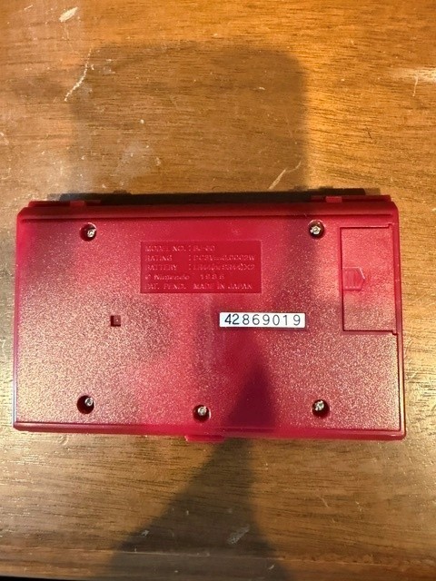 Nintendo Game & Watch Black Jack Handheld BJ-60 Multi-Screen