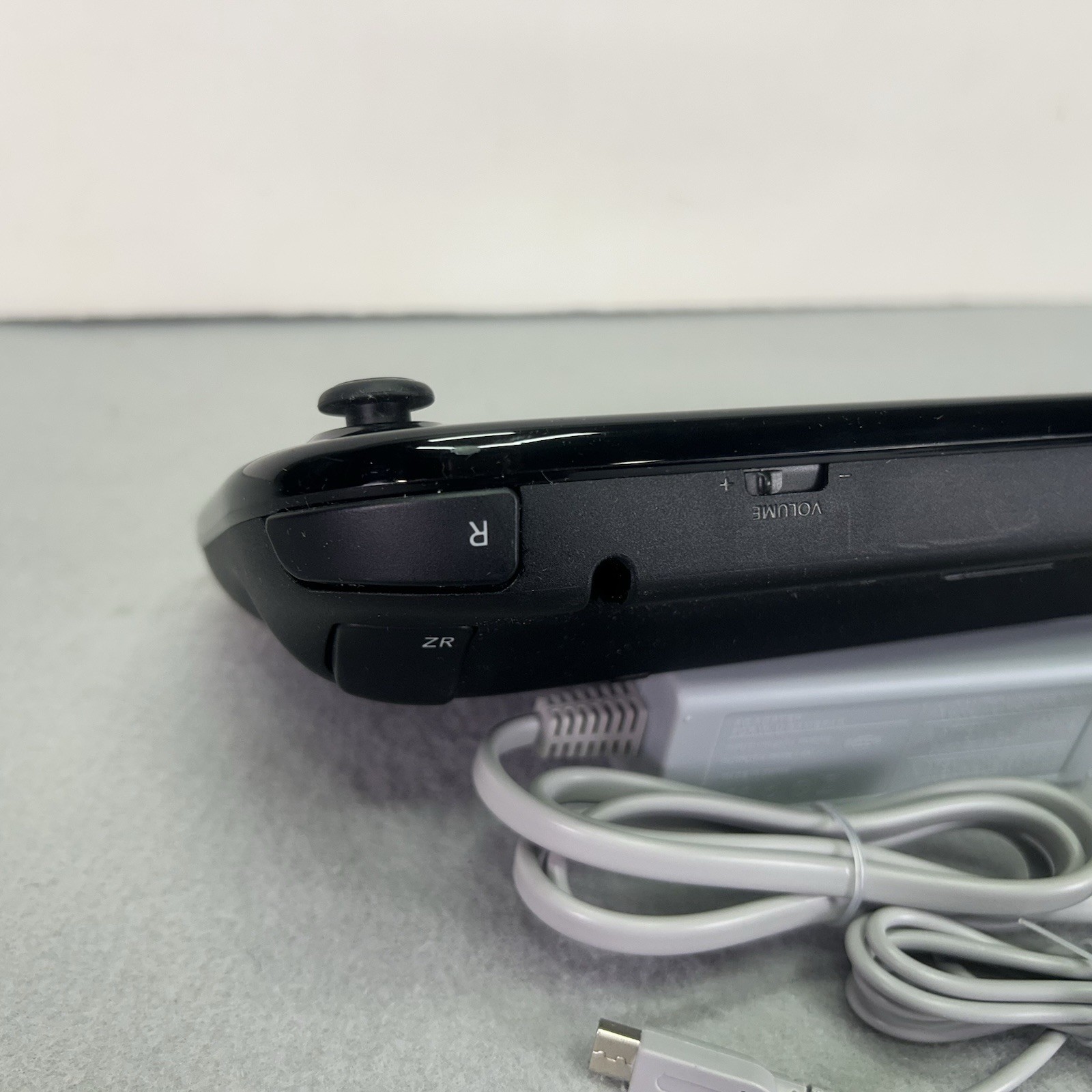 Nintendo Wii U GamePad Controller WUP-010 (USA) Black W Charger Tested Works