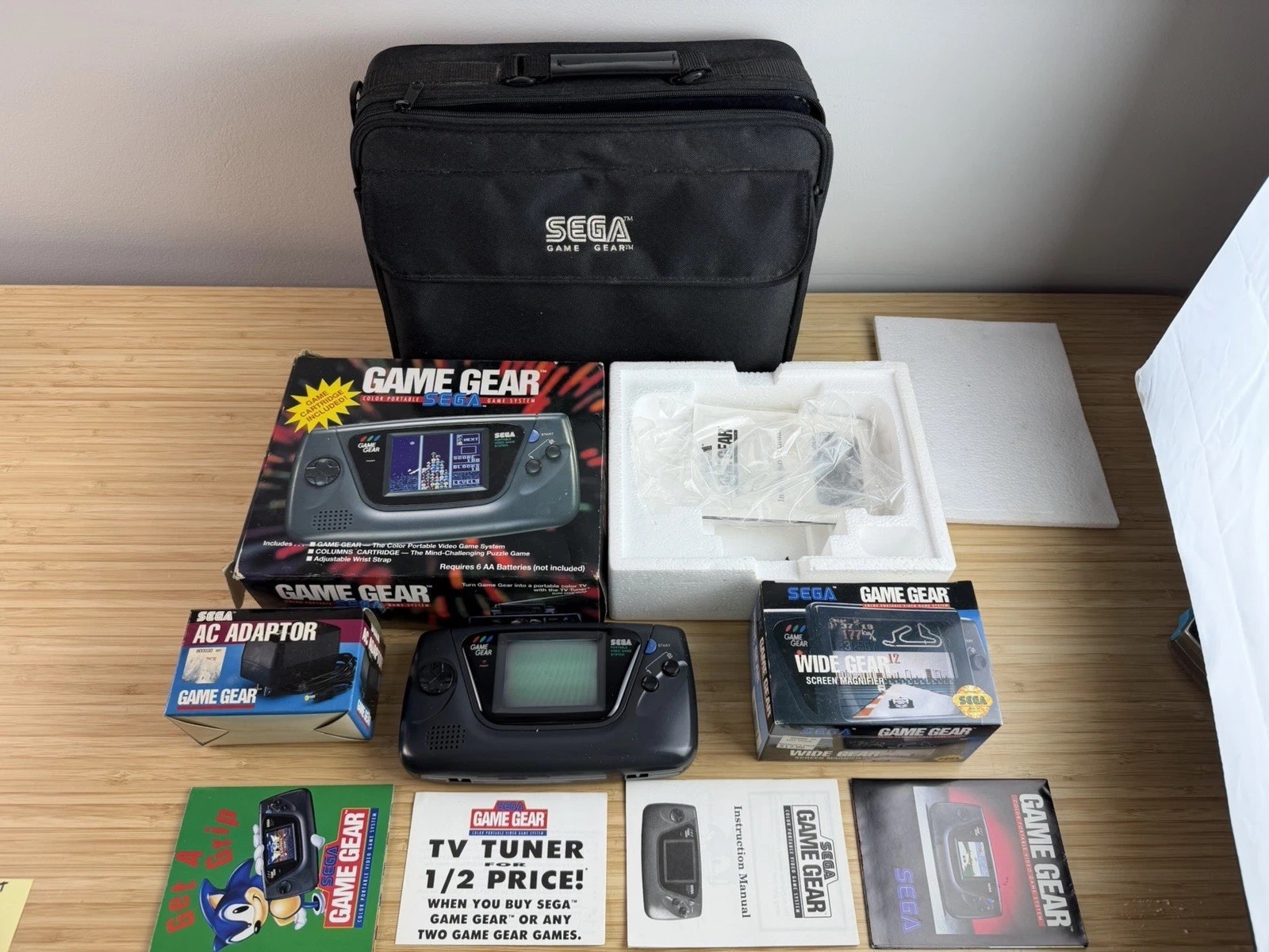 SEGA Game Gear Handheld video game CIB system NICE cosmetic shape screen issue