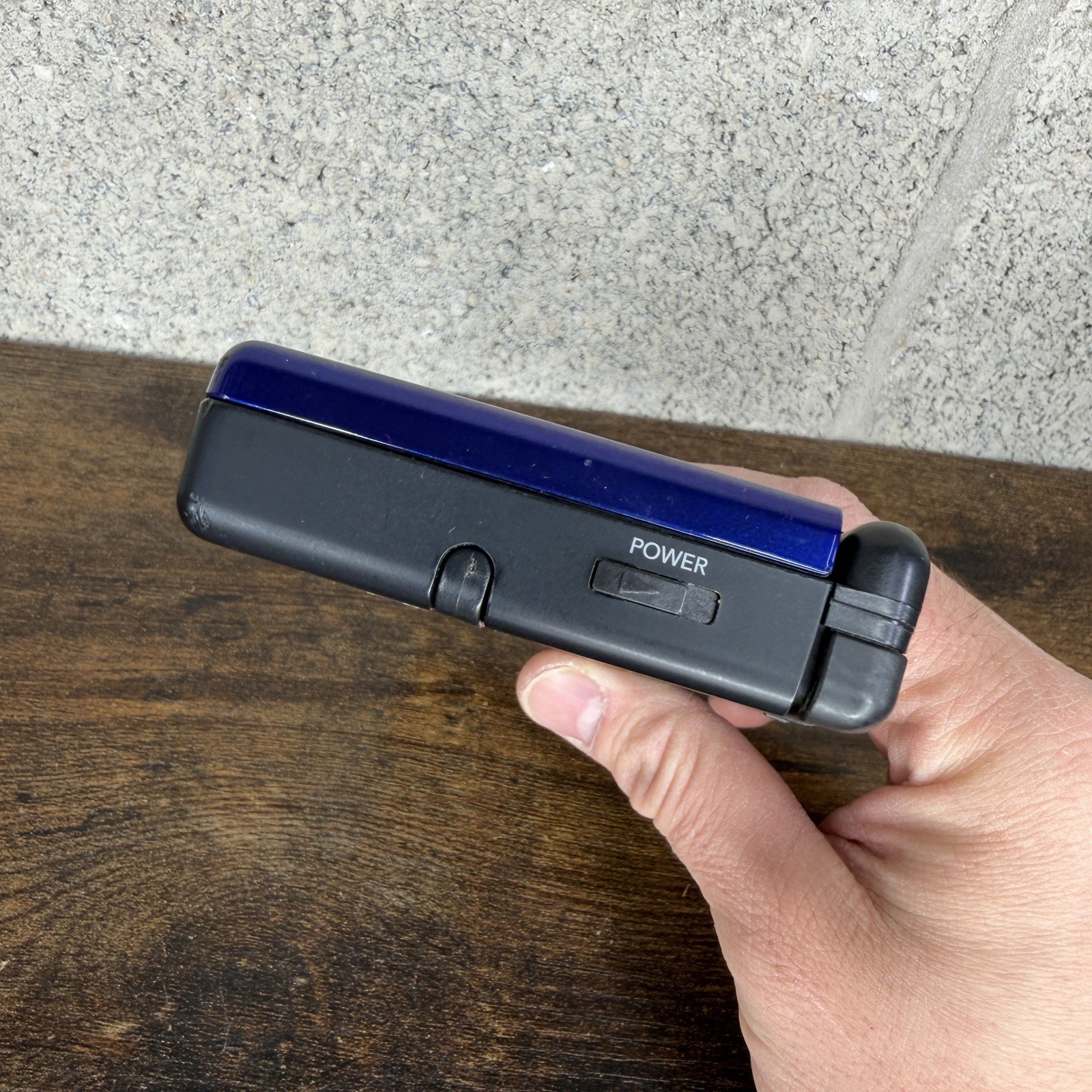 Nintendo DS Lite Handheld – Cobalt/Black w/ Charger + Stylus – Tested & Working