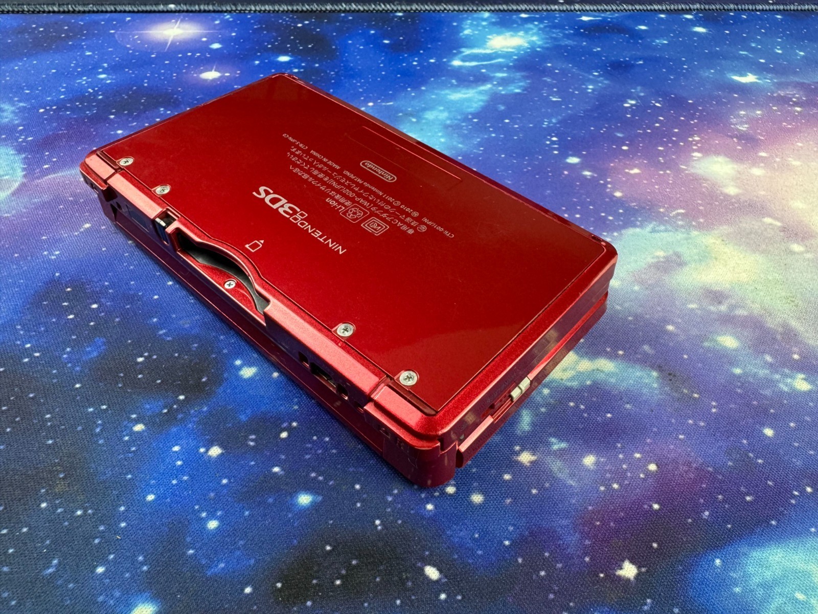 USB INBUILT CAPTURE CARD Metallic Red Original Nintendo 3DS Console REGFREE