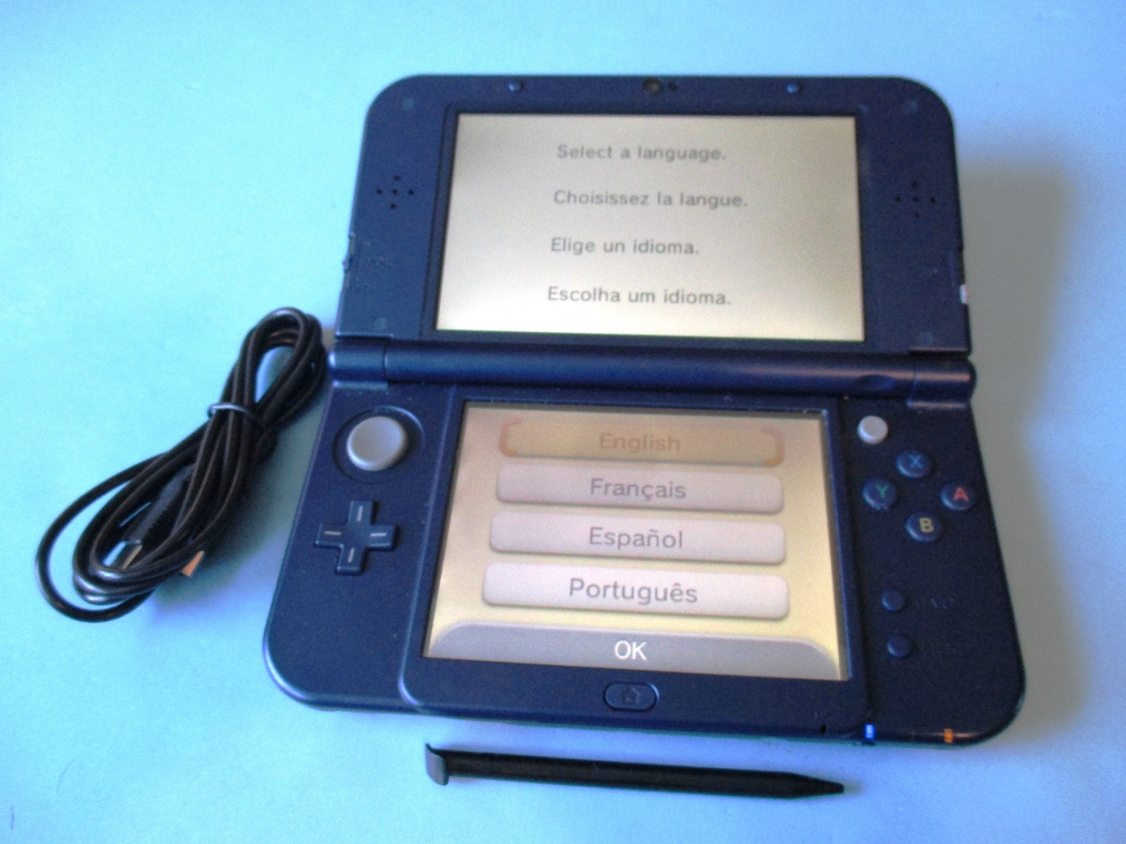 Nintendo New 3DS XL Galaxy Purple System w/Charger US Version FREE Ship!