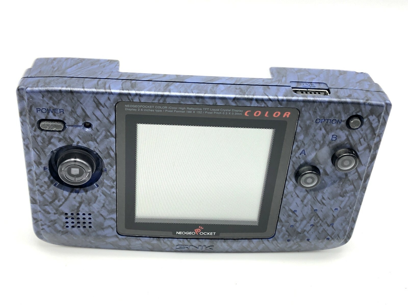 Neo Geo Pocket Color Console Stone Blue SNK Tested with 1 software game Boxed