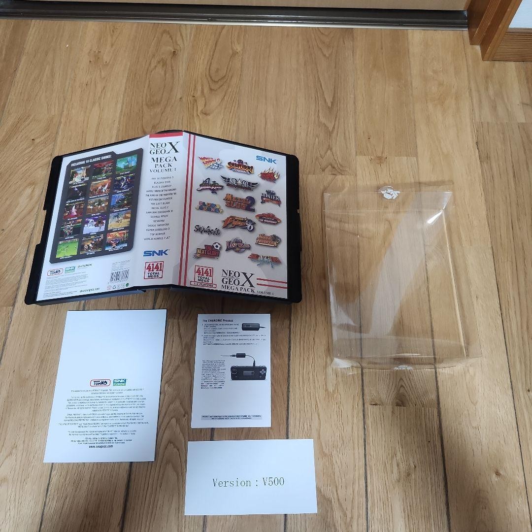SNK NEO GEO X GOLD Limited Edition Console Complete Box Japan F/S