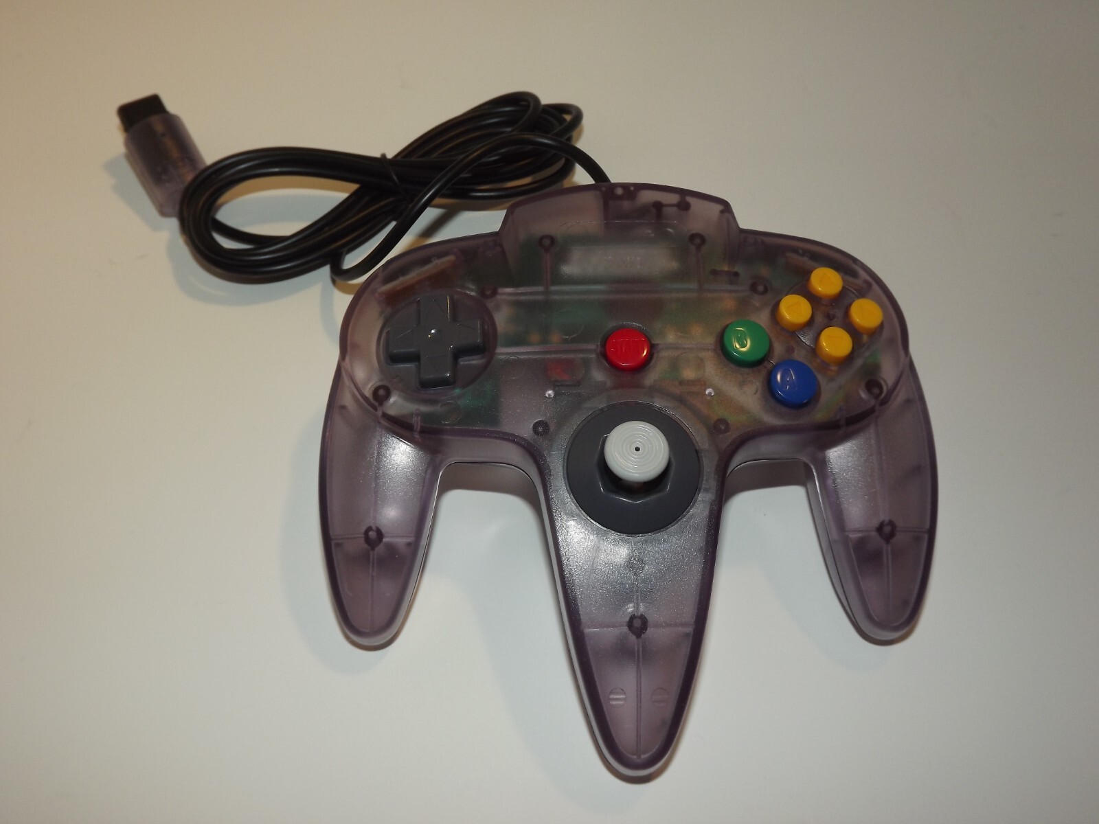 Nintendo 64 N64 Atomic Purple Console w/ Controller Cables Tested 30-Day Wty