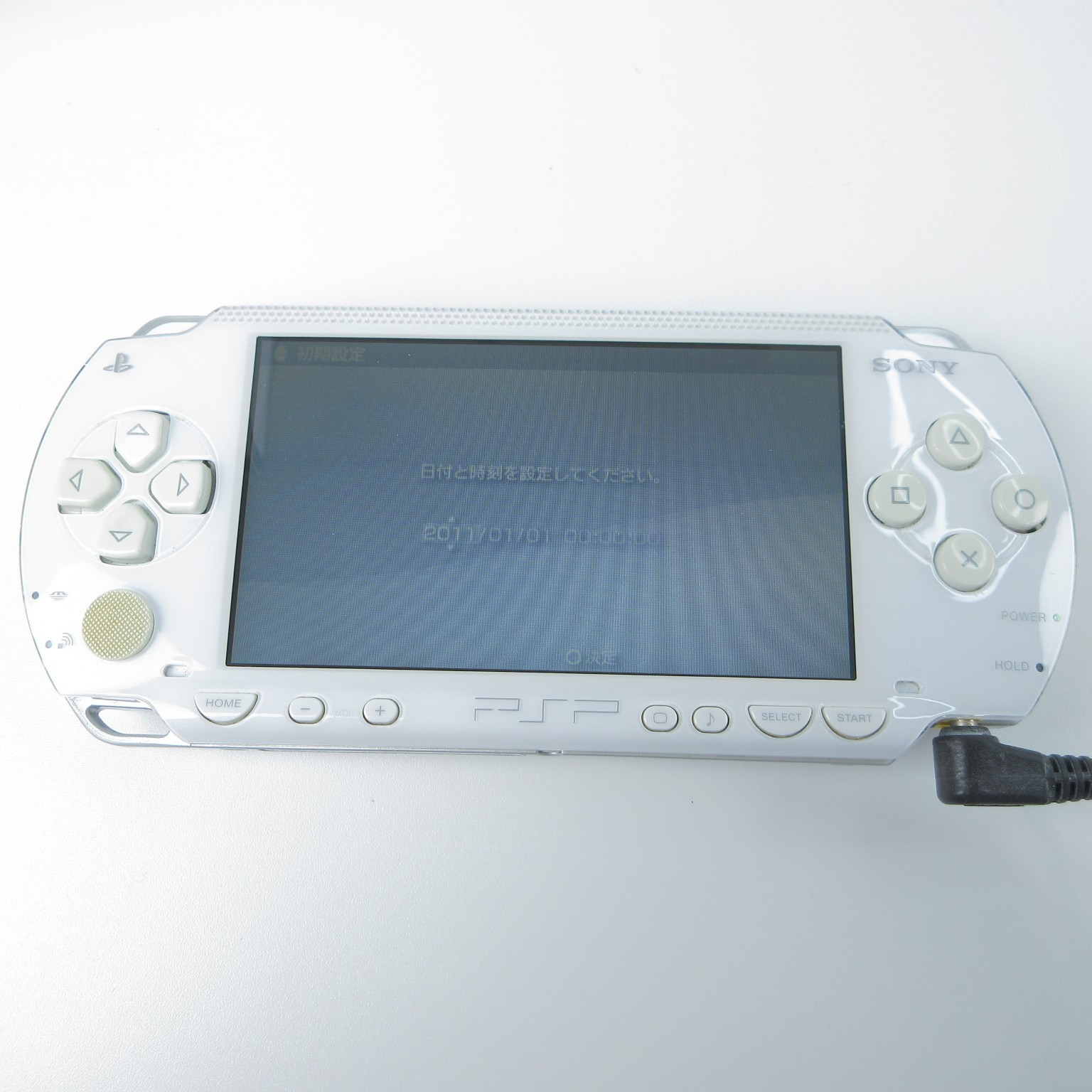 【Very Good】Sony PSP-1000 Ceramic White Console Only No Battery Japanese Ver #DEN