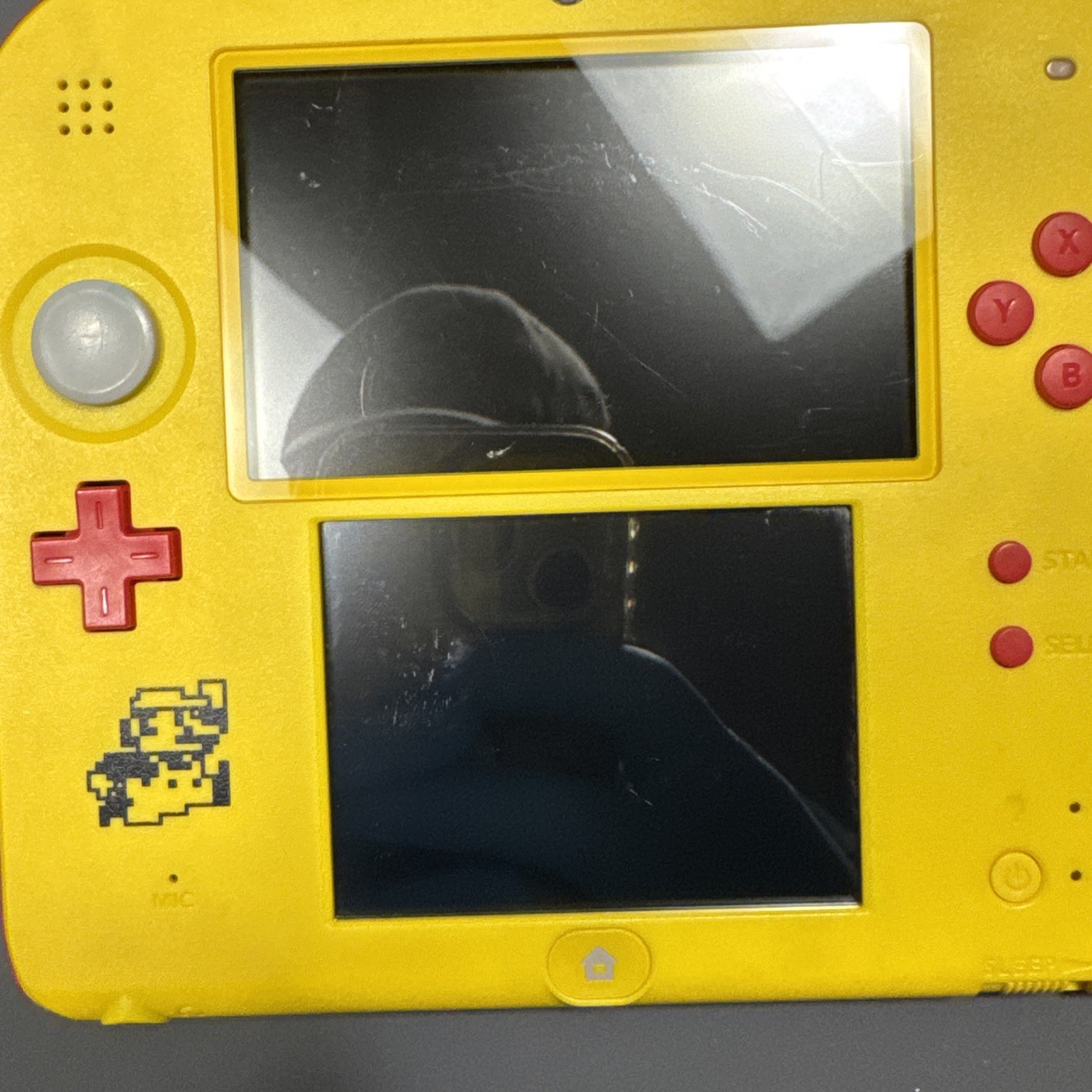 Nintendo 2DS Super Mario Maker Ed. Console (FTR-001) Tested + OEM Charger Stylus