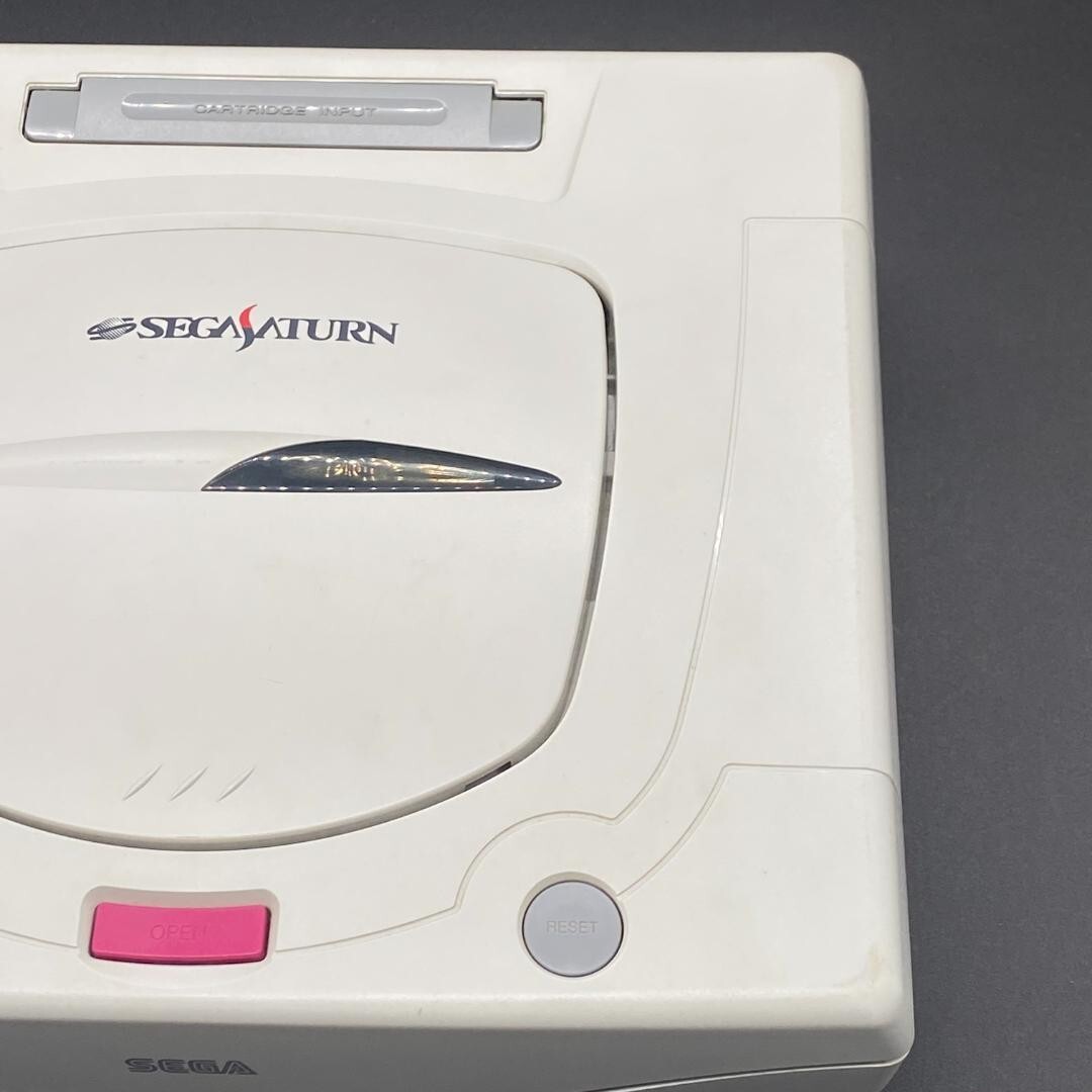 Sega Saturn White Console HST-3220 Tested Works Japanese NTSC-J Retro Game Syste