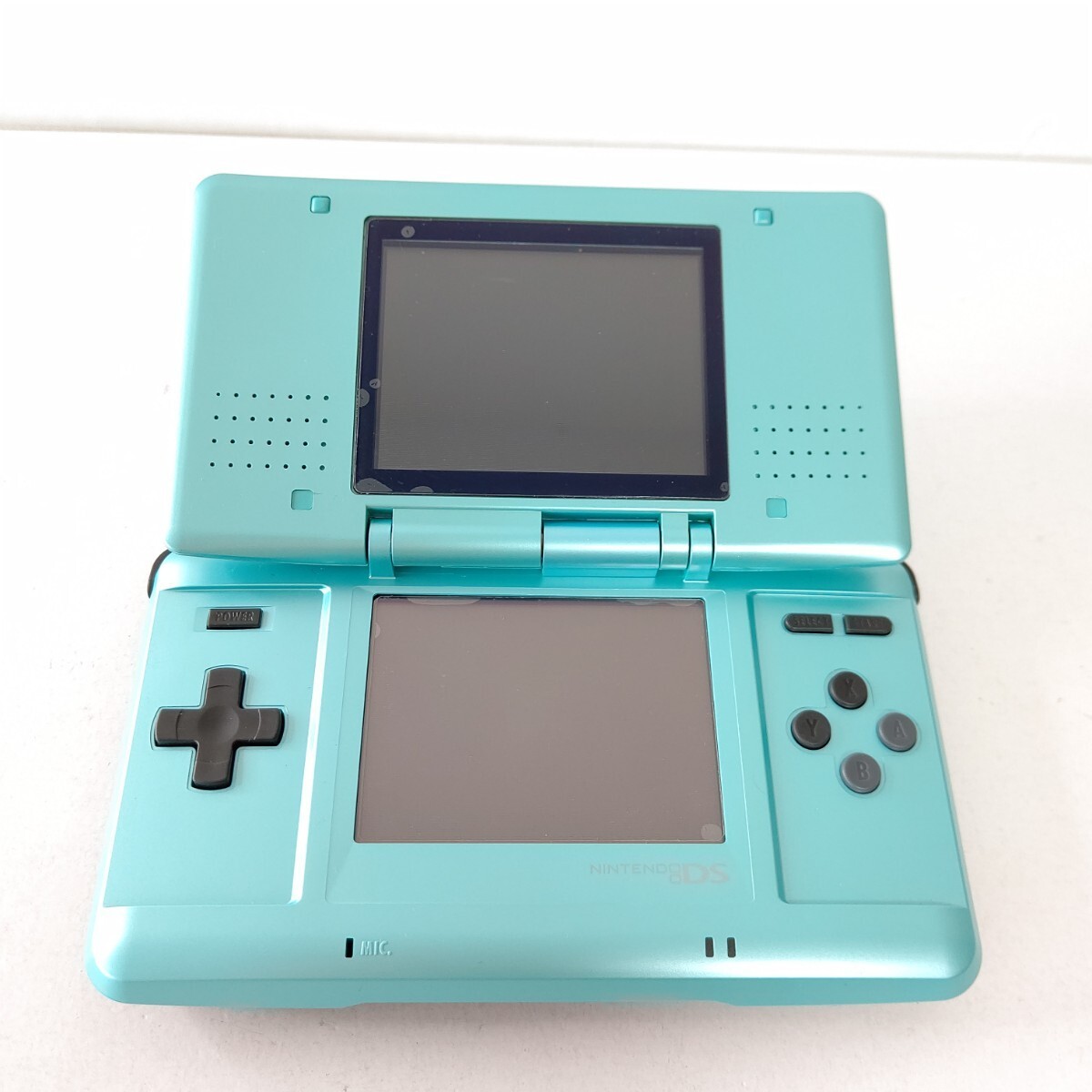 Nintendo DS Turquoise Blue Handheld Console with Charger & Touch Pen