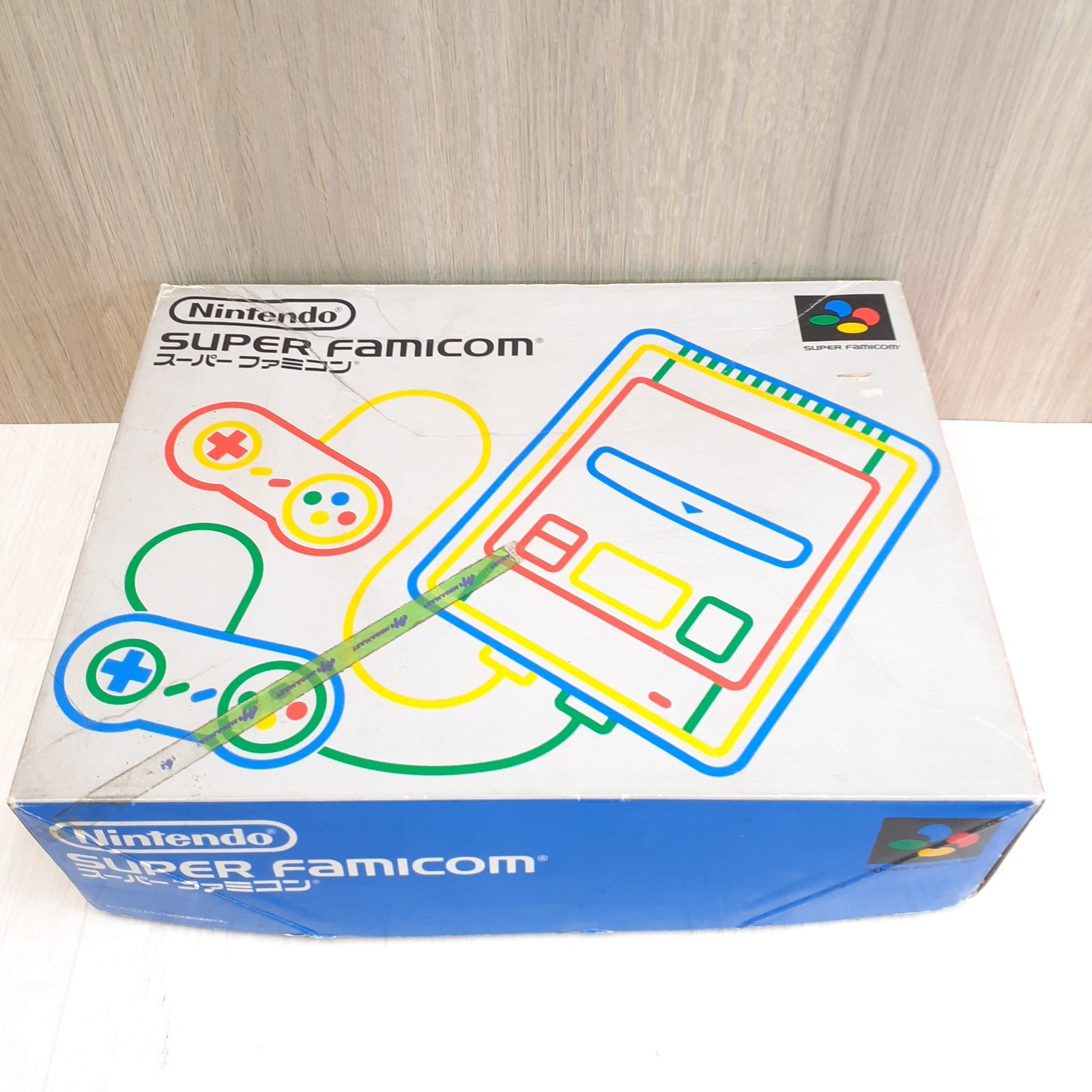 Nintendo Super Famicom Console with box 12 games CIB Japanese SNES SHVC-001