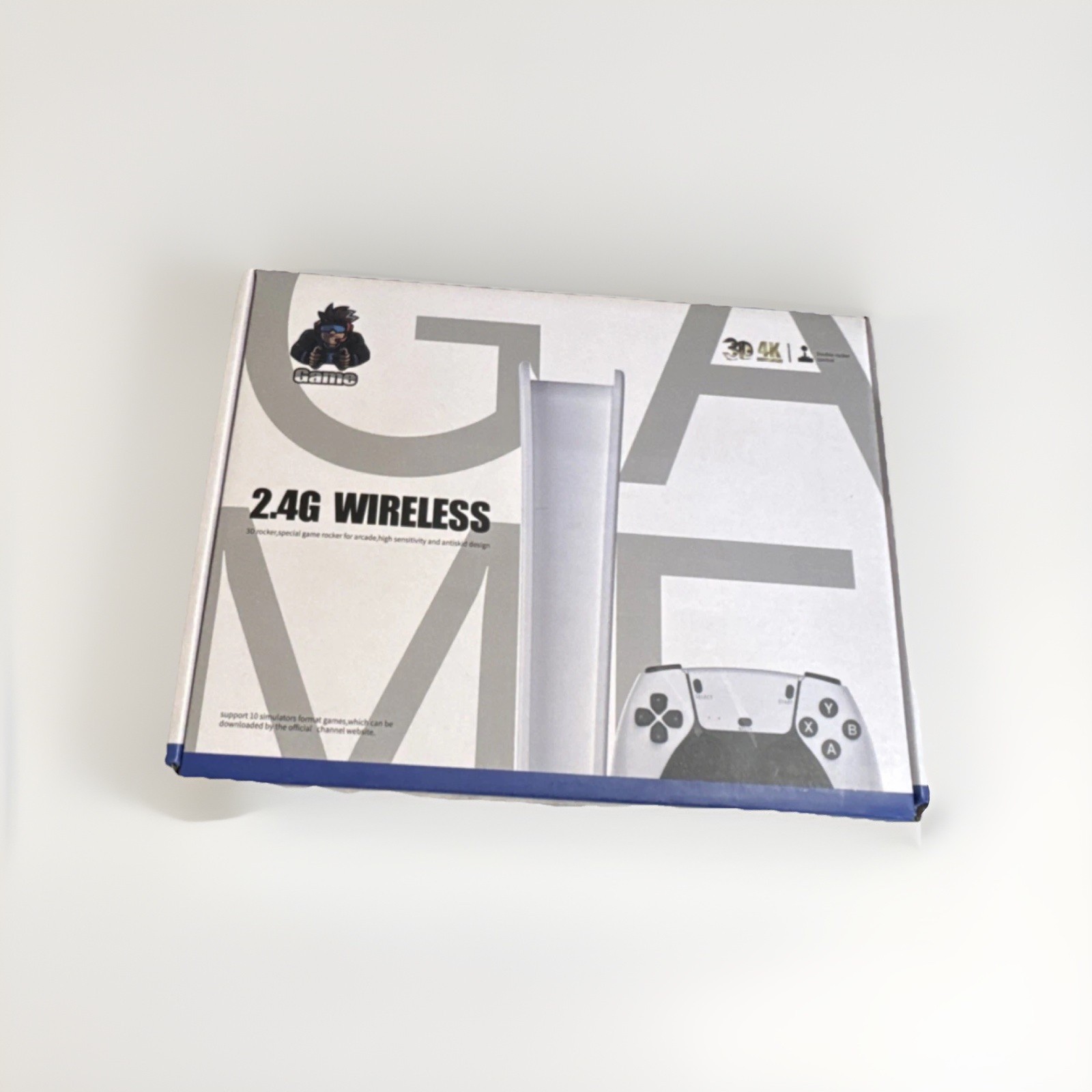 Game 2.4G Wireless Home Console Dual Controllers HDMI USB-A 256MB White/Black