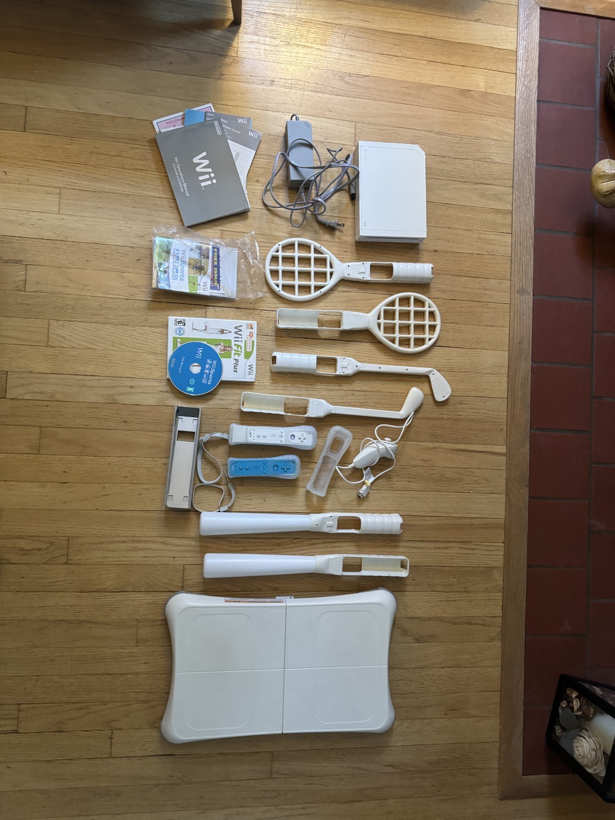 Nintendo Wii Bundle with Wii Sports and Wii Fit Add Ons and Accessories