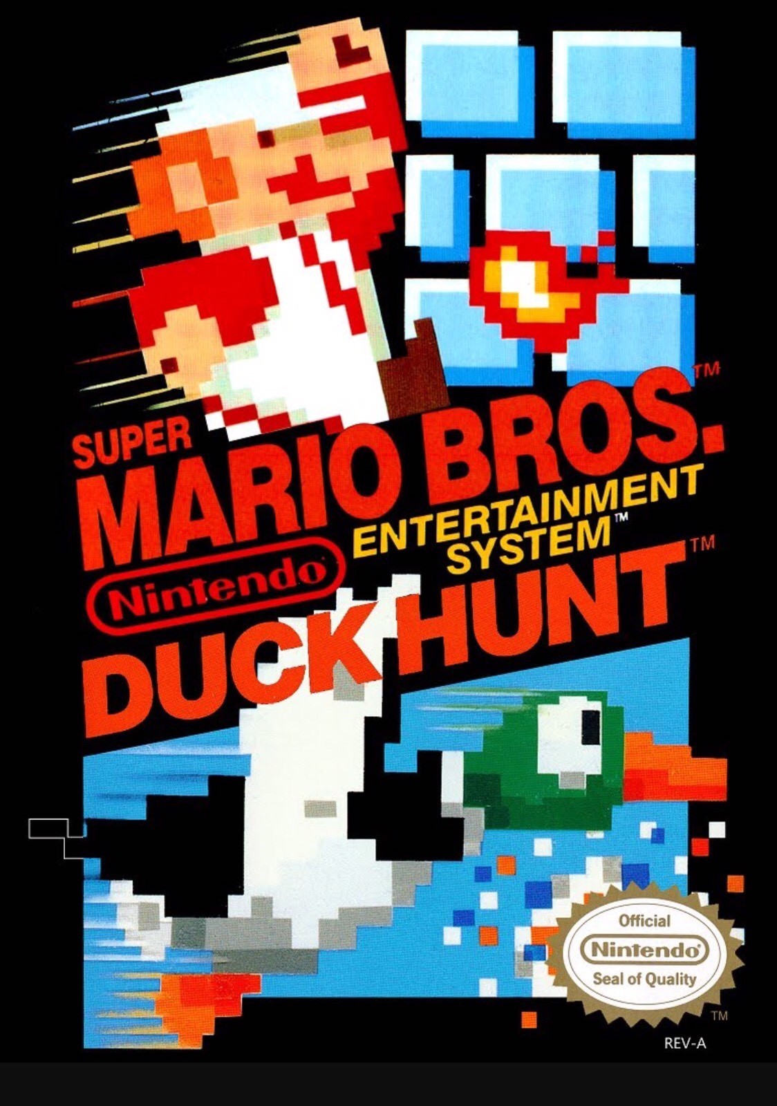 Nintendo NES Console System Bundle NEW PINS Games Super Mario Tetris Golf