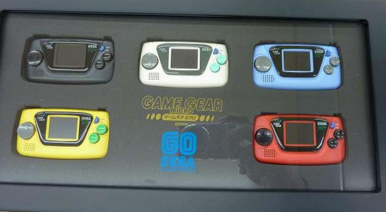 SEGA Game Gear Micro 4 Color Set DX Collector Edition Retro Gaming Console