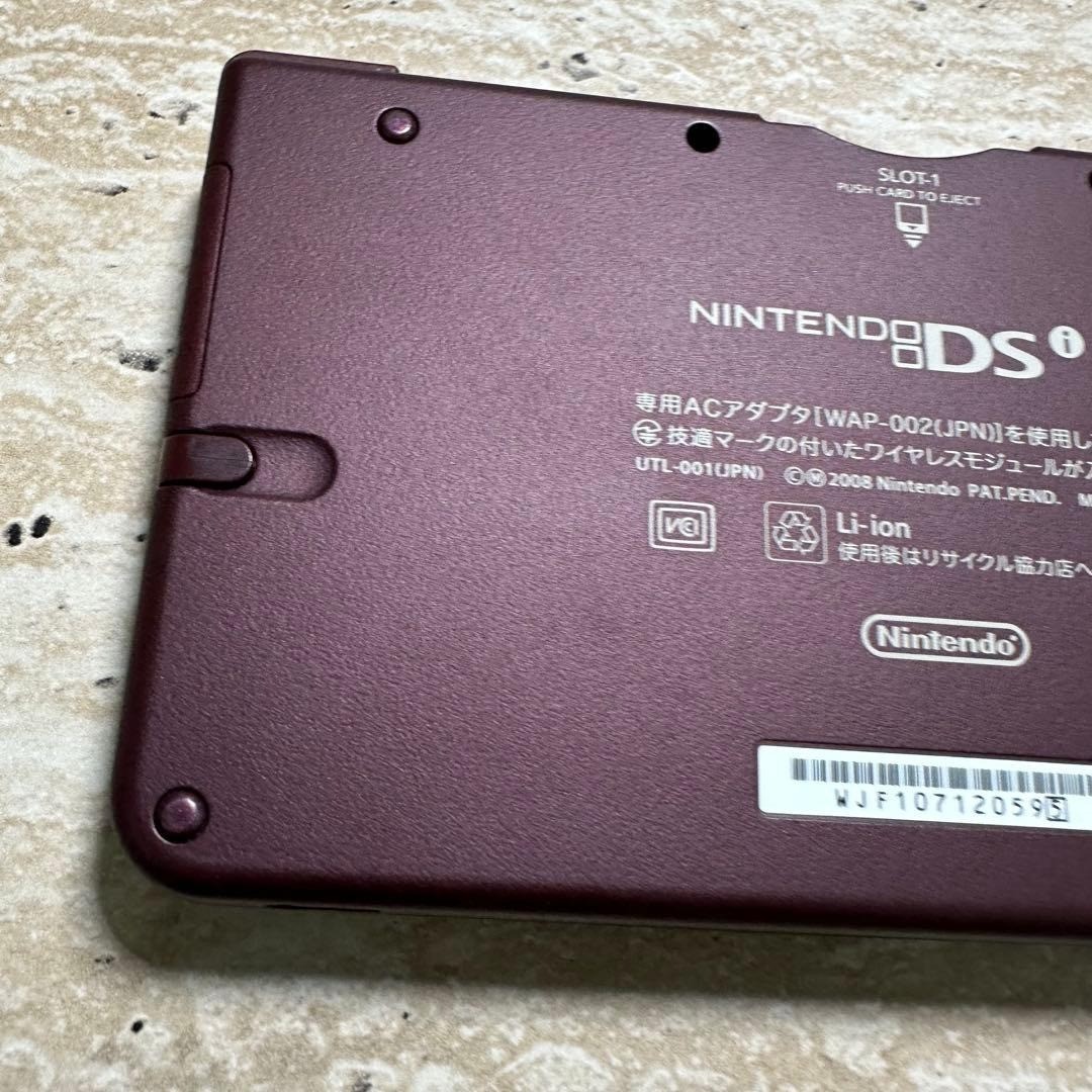 Nintendo DSi LL Wine Red Console Boxed Tested Working 6586
