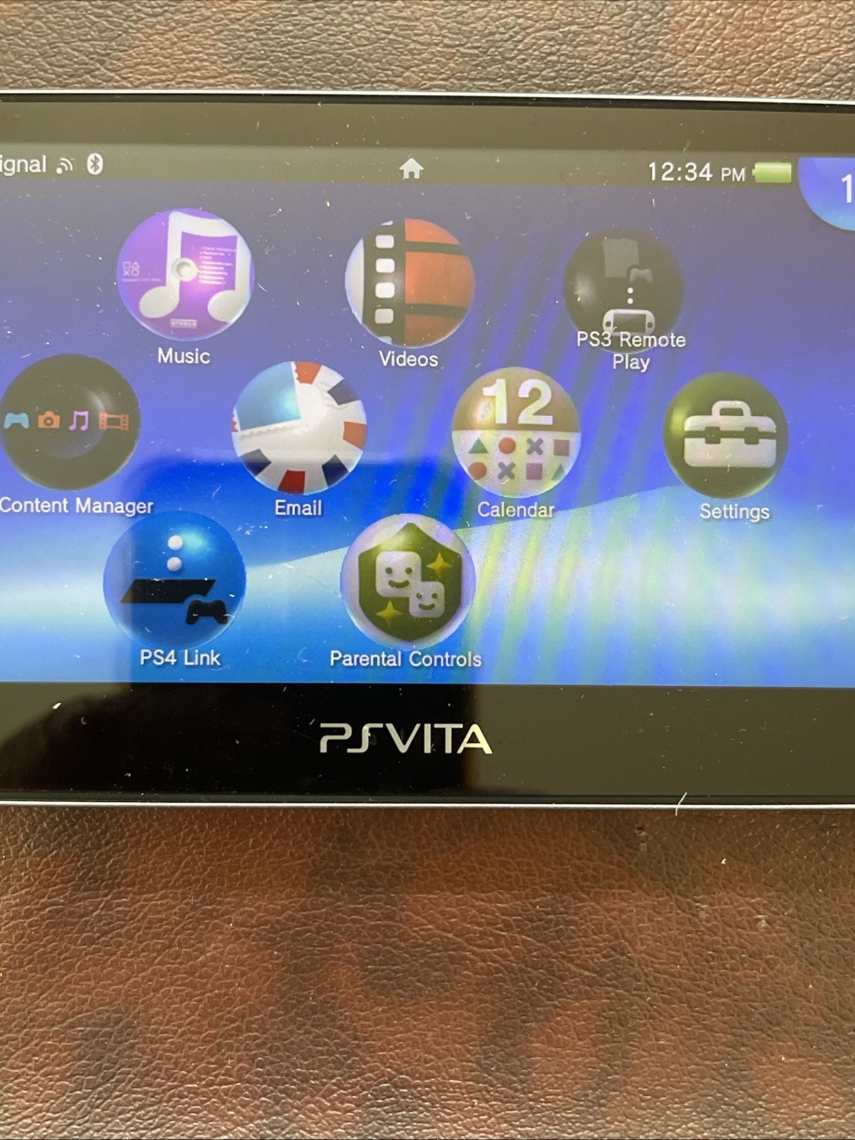 PS Vita PCH-1101 OLED With Charger And Carrying Case Official Product Case
