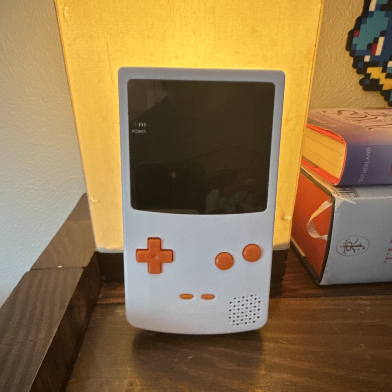 IPS Display Backlight Nintendo Game Boy Color White & Orange