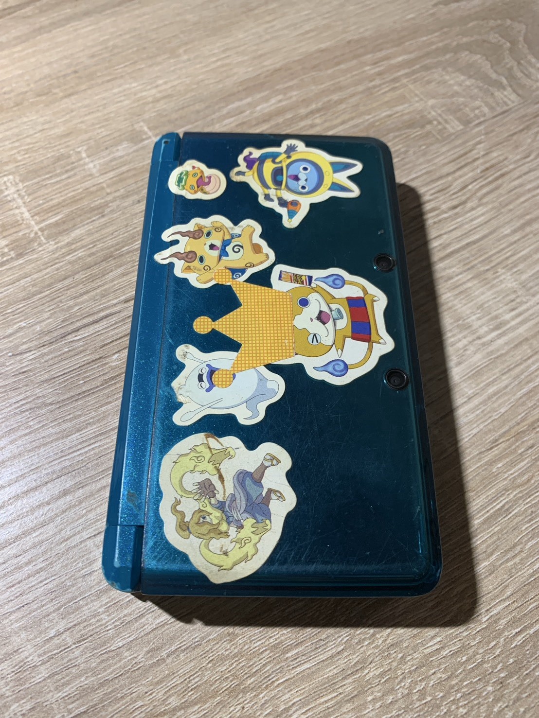 1907 Nintendo 3DS Aqua Blue For Parts