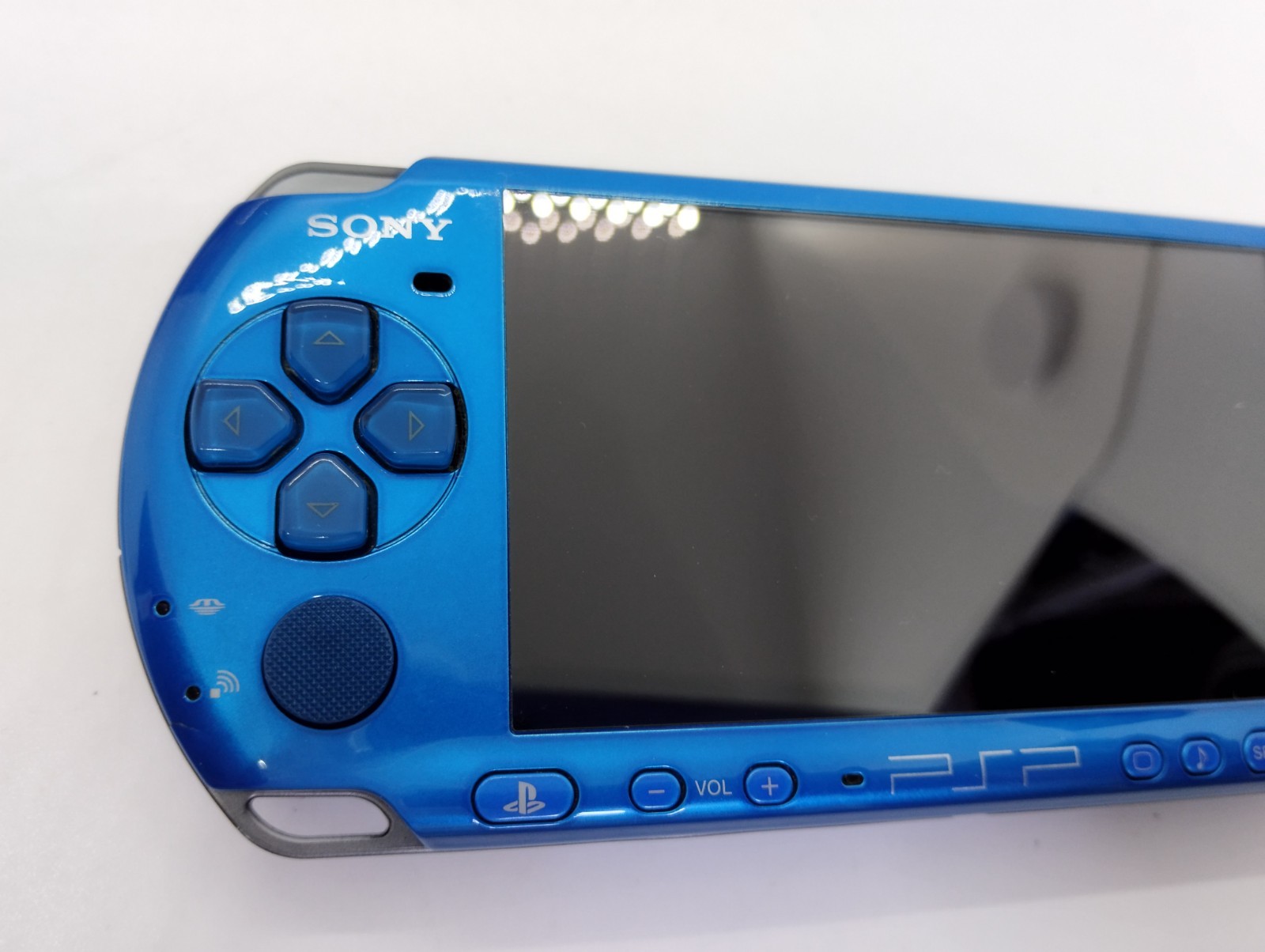 PSP-3000 SONY PSP Playstation Portable Console Marine Blue RARE COLOR W/Charger