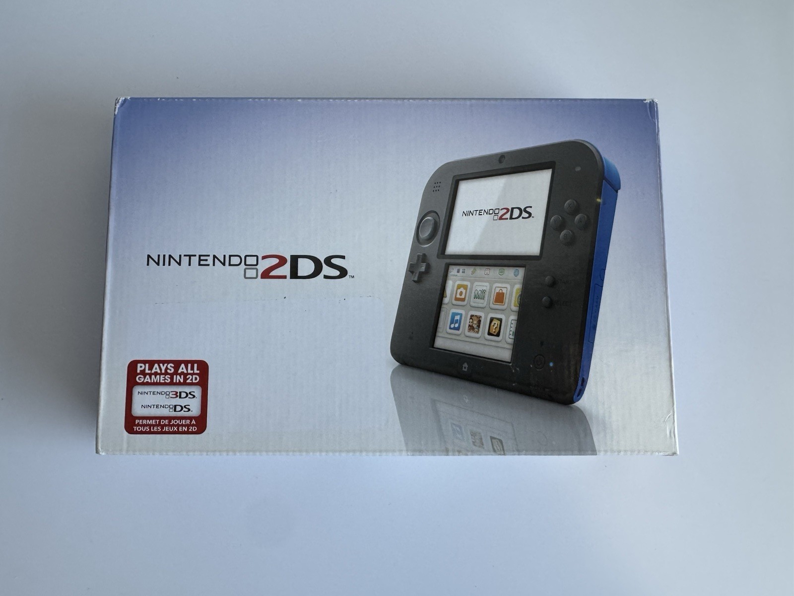 Nintendo 2DS (Black + Electric Blue) | Great Condition | Complete