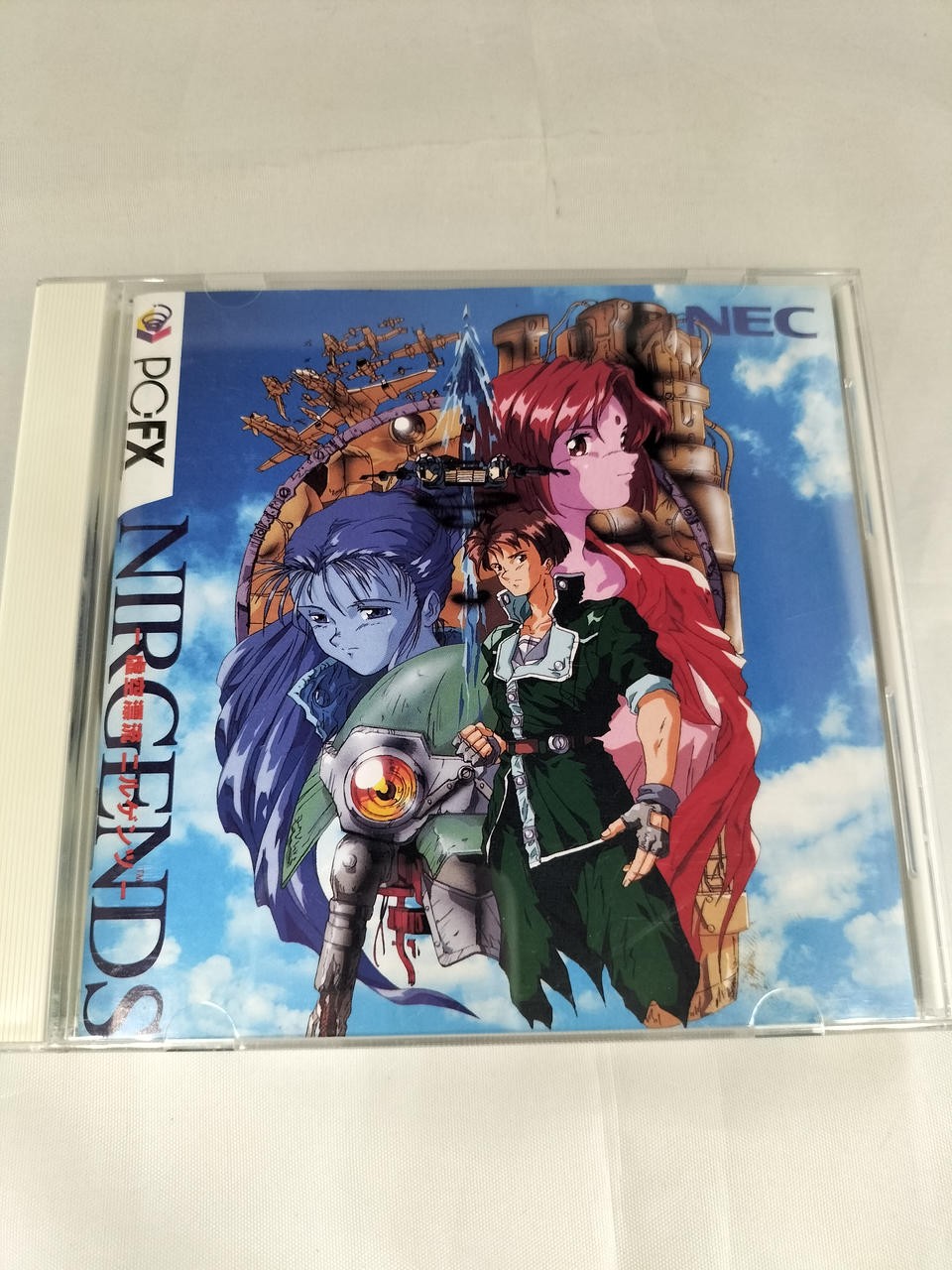 NEC PC-FX Kokuu Drifting Nirgenz Video Game Disk Only, Damaged Jacket