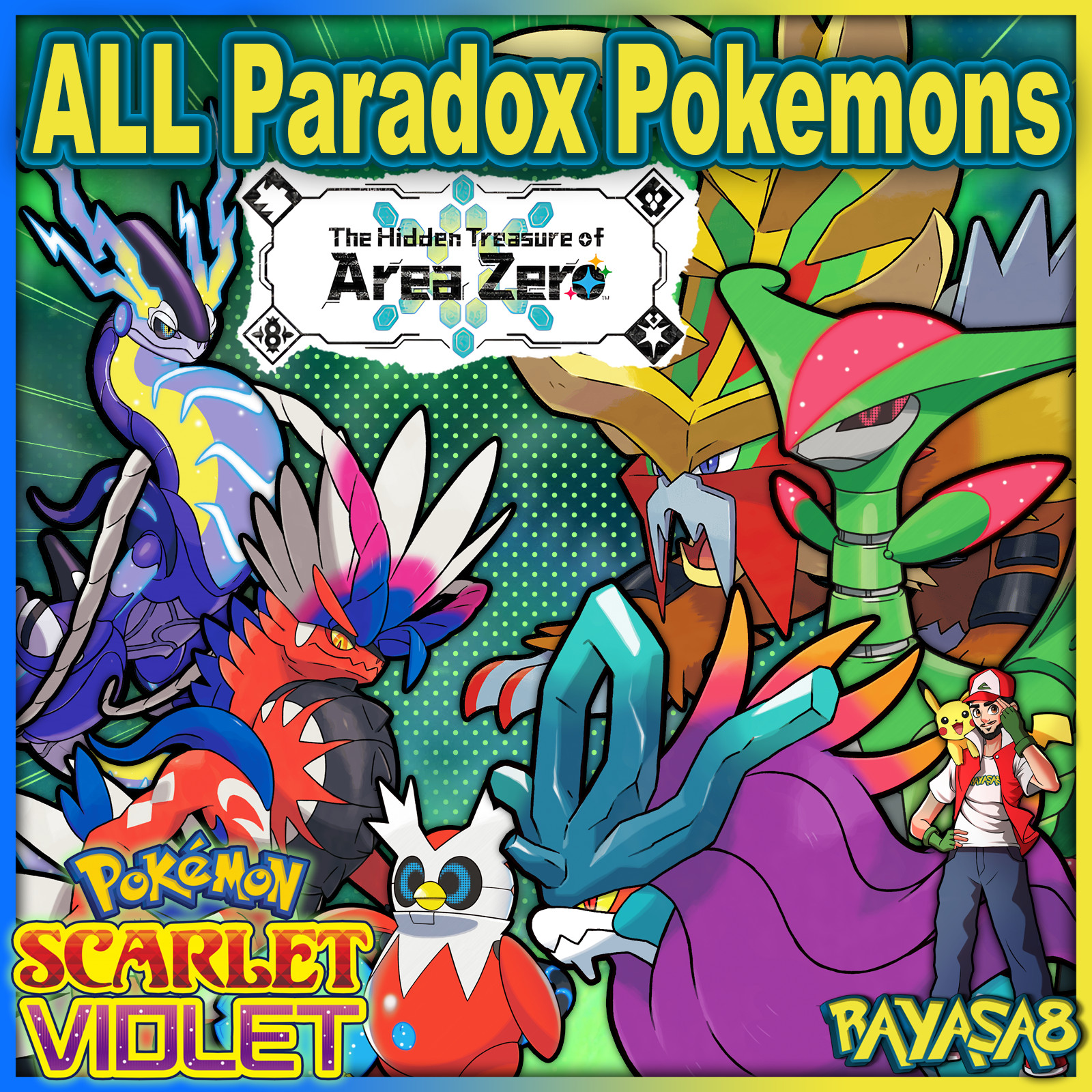 All Paradox Pokemon Scarlet and Violet 6iv Shiny Trained Non Shiny BattleReady🌟