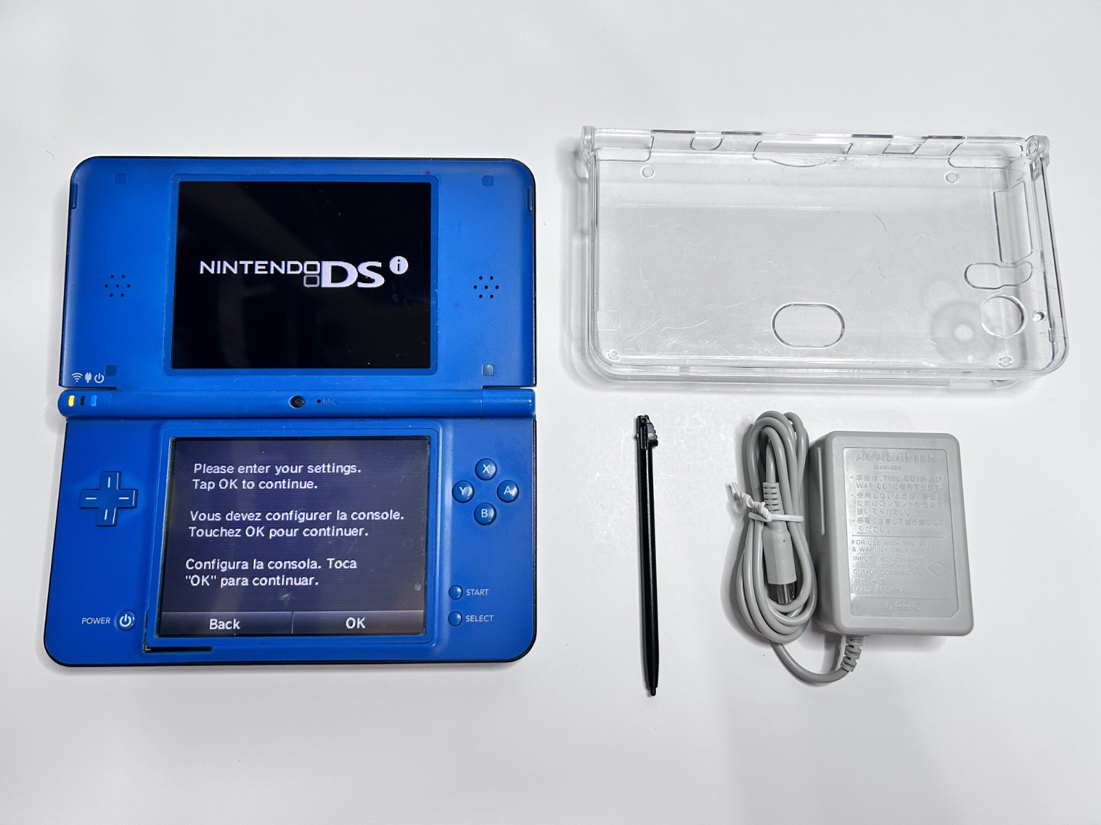 Nintendo DSi LL XL Console – Blue | Charger and Games | USA English | US Seller