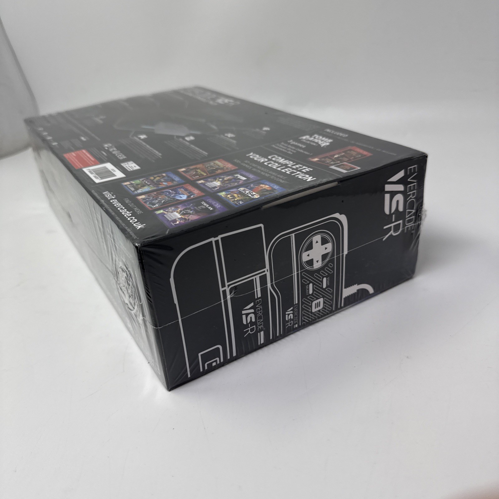 Limited Edition Blaze Evercade VS-R Console with Tomb Raider 1 2 & 3 Box Damage