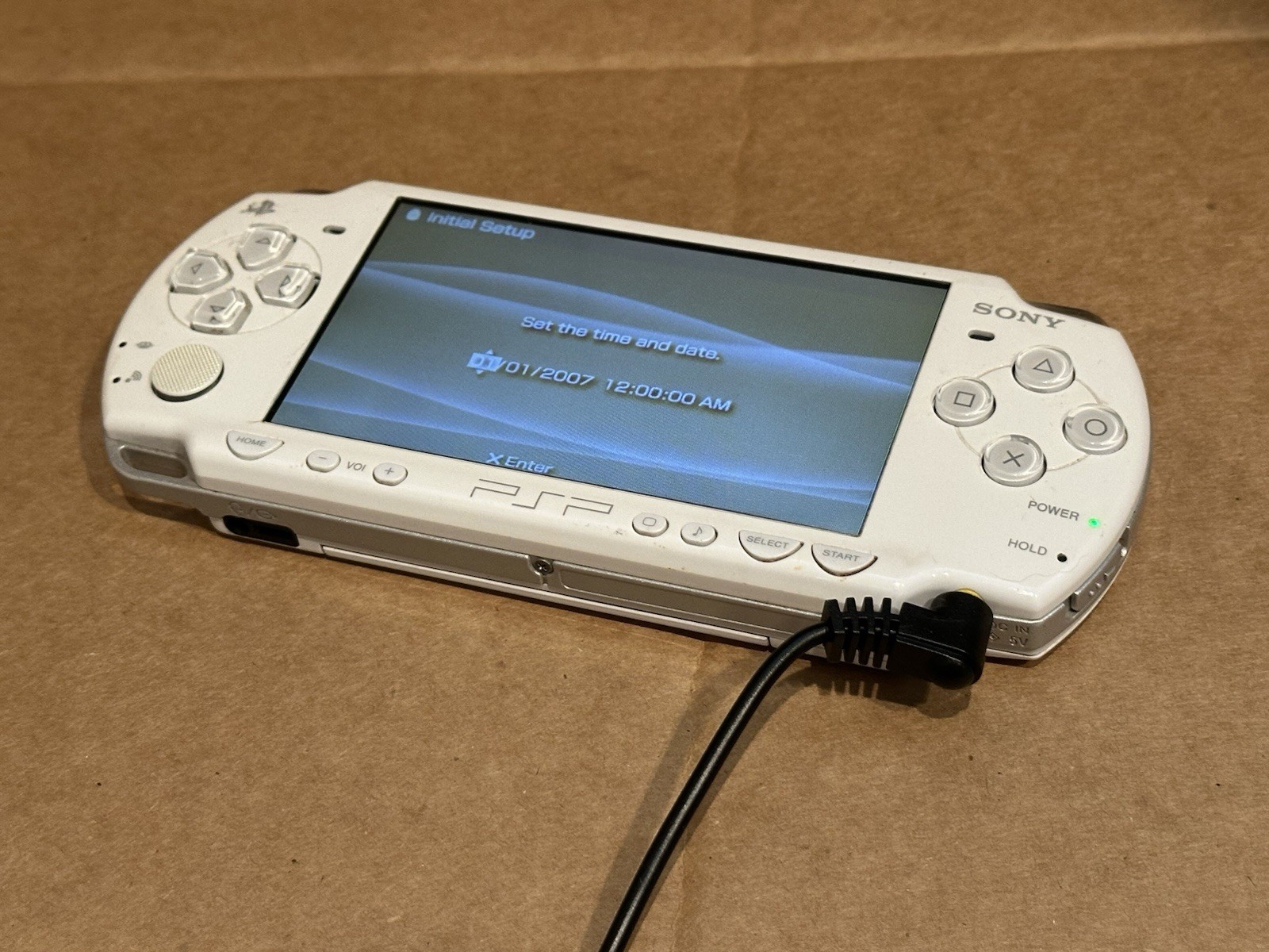 Sony PSP-2001 Star Wars Darth Vader Handheld Console Only White